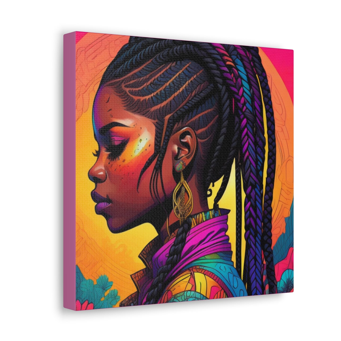 Melanin Brilliance - ADHD Drive Canvas Gallery Wraps