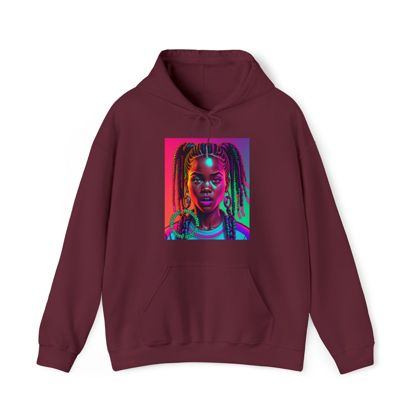 ADHD Dazzle - Melanin Blaze Unisex Heavy Blend™ Hooded Sweatshirt