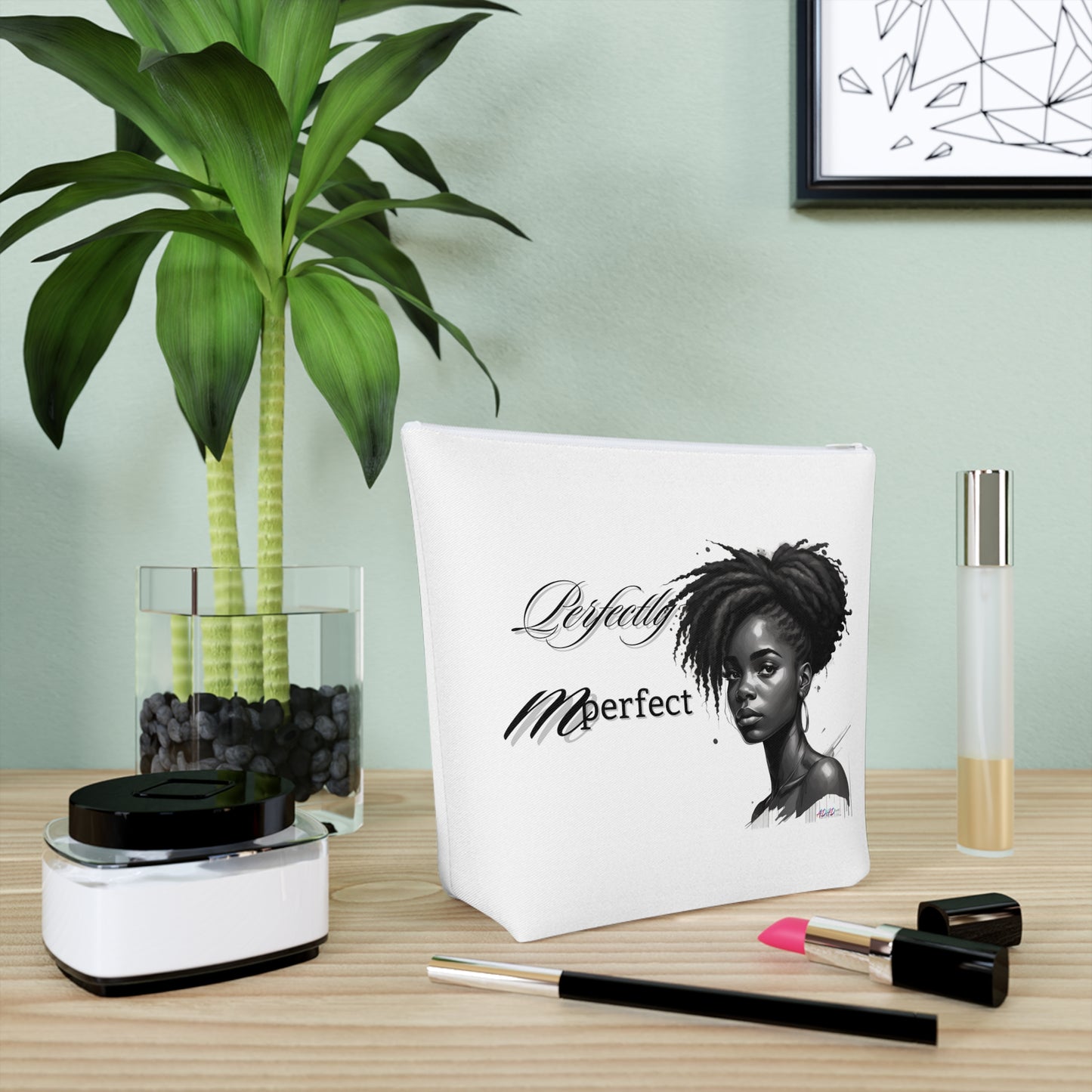 Perfectly Mperfect Cotton Cosmetic Bag