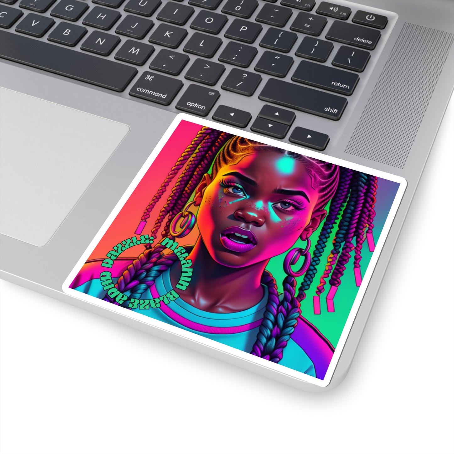 ADHD Dazzle - Melanin Blaze Kiss-Cut Stickers