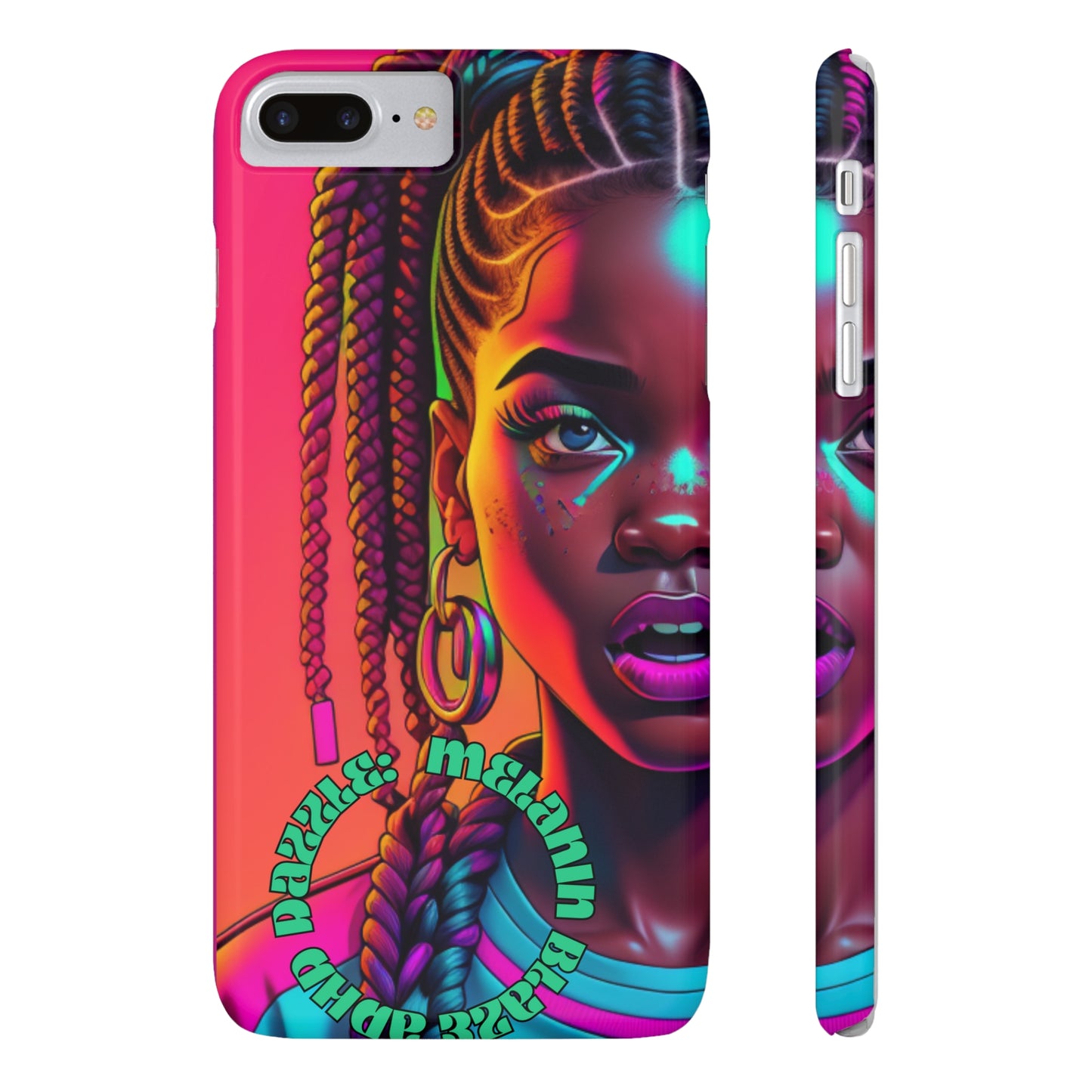 ADHD Dazzle - Melanin Blaze Slim Phone Cases