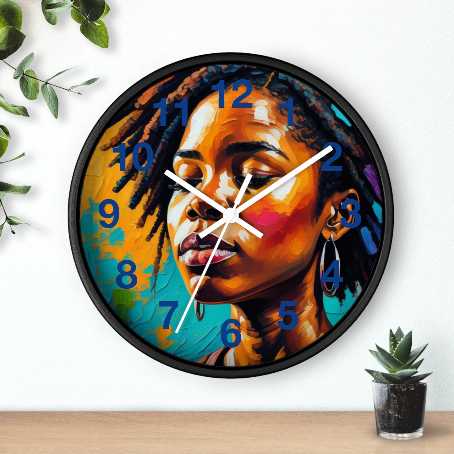 Melanin Spark - ADHD Glow Wall Clock