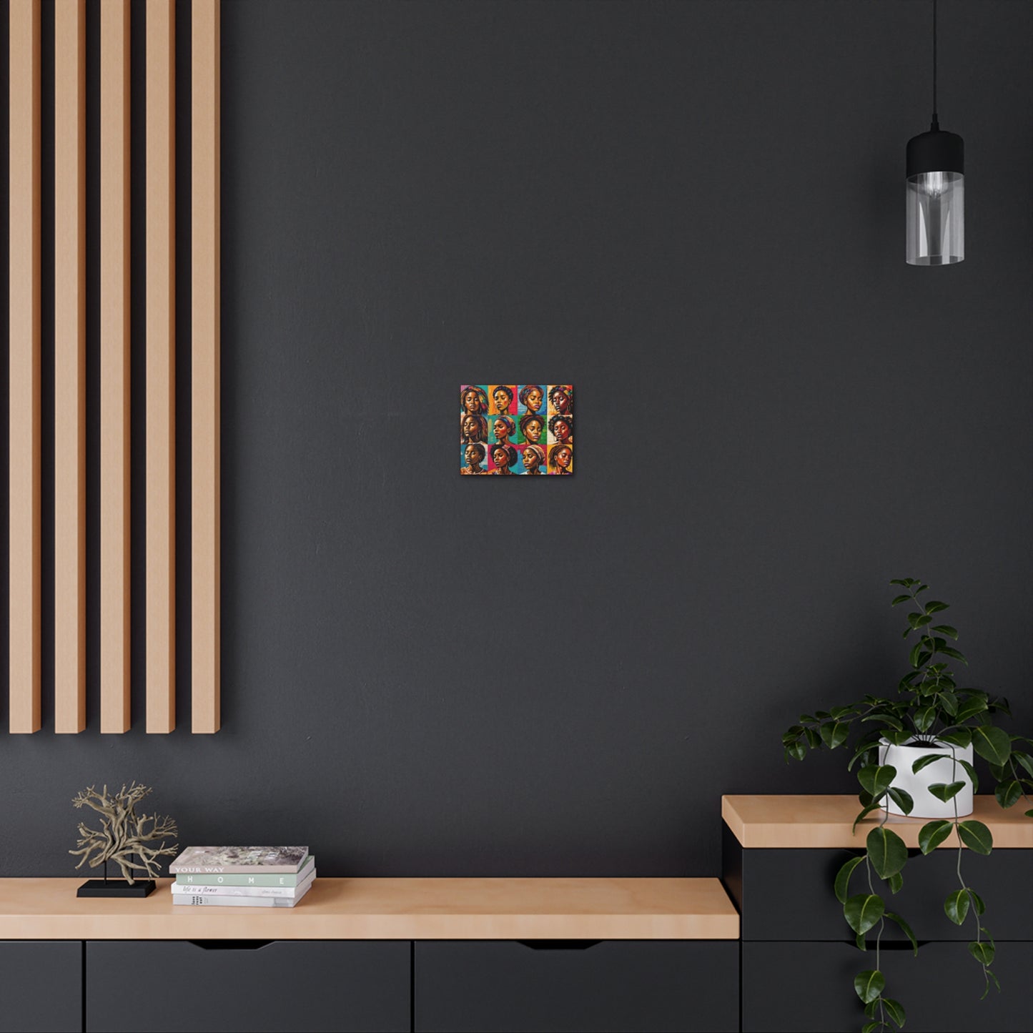 ADHD Excellence in Melanin Hue Canvas Gallery Wraps