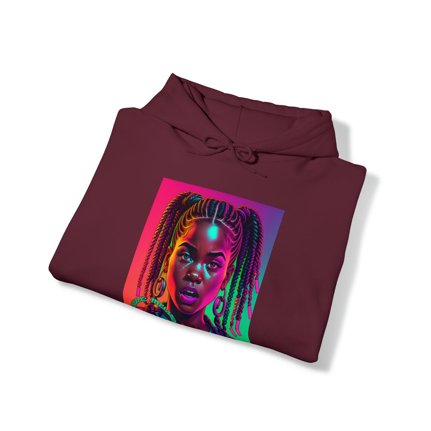 ADHD Dazzle - Melanin Blaze Unisex Heavy Blend™ Hooded Sweatshirt