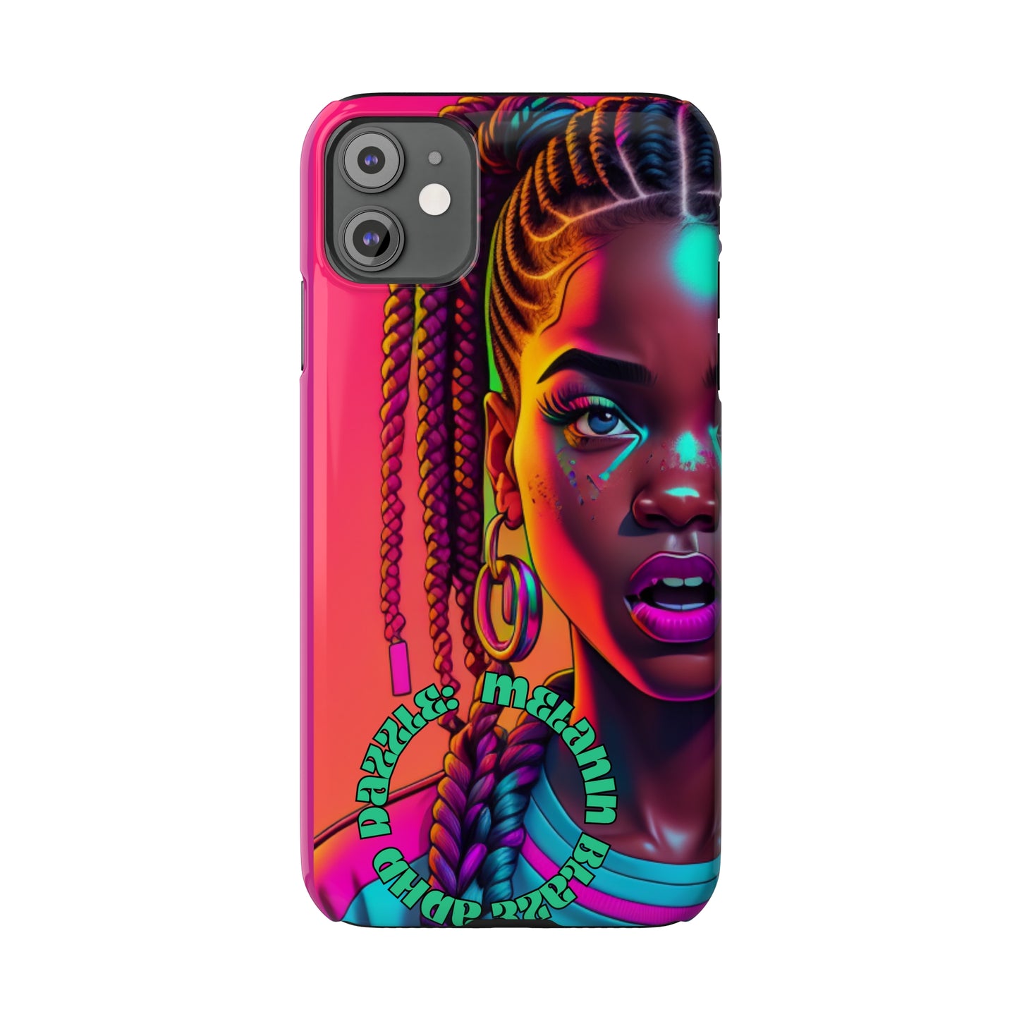 ADHD Dazzle - Melanin Blaze Slim Phone Cases