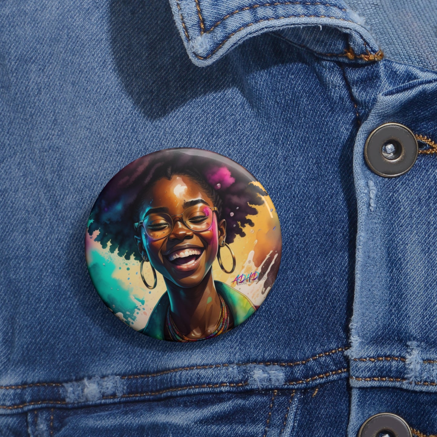 I Celebrate My Success Custom Pin Buttons