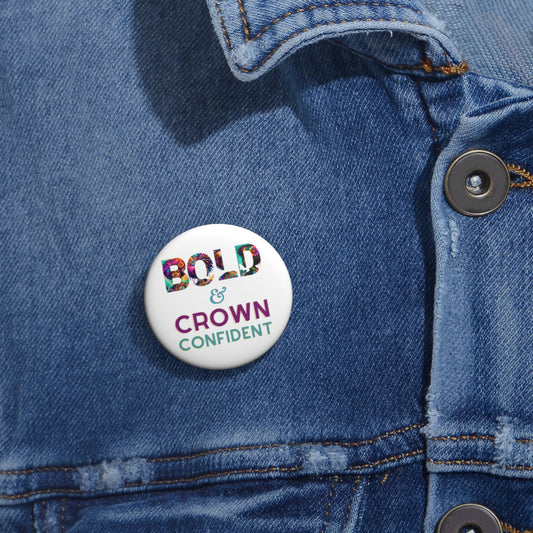 ADHD Crown Confidence - Custom Pin Buttons