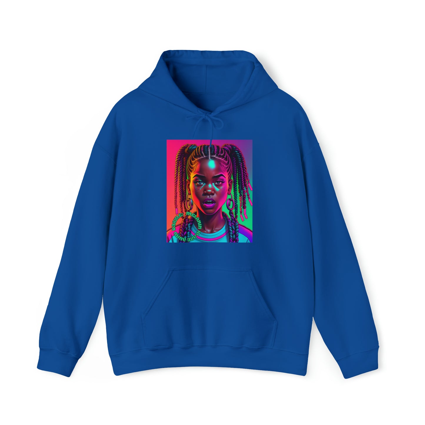 ADHD Dazzle - Melanin Blaze Unisex Heavy Blend™ Hooded Sweatshirt