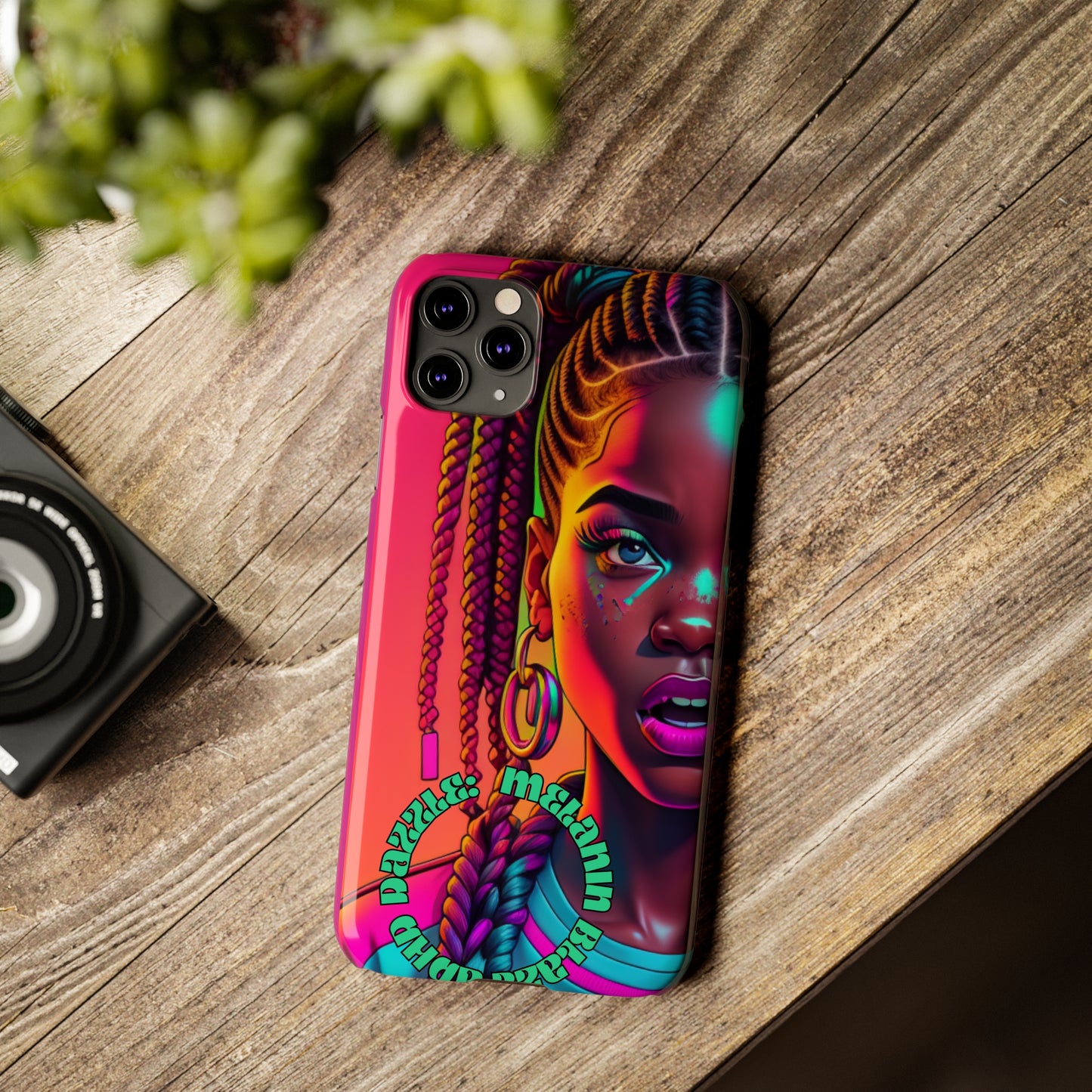 ADHD Dazzle - Melanin Blaze Slim Phone Cases