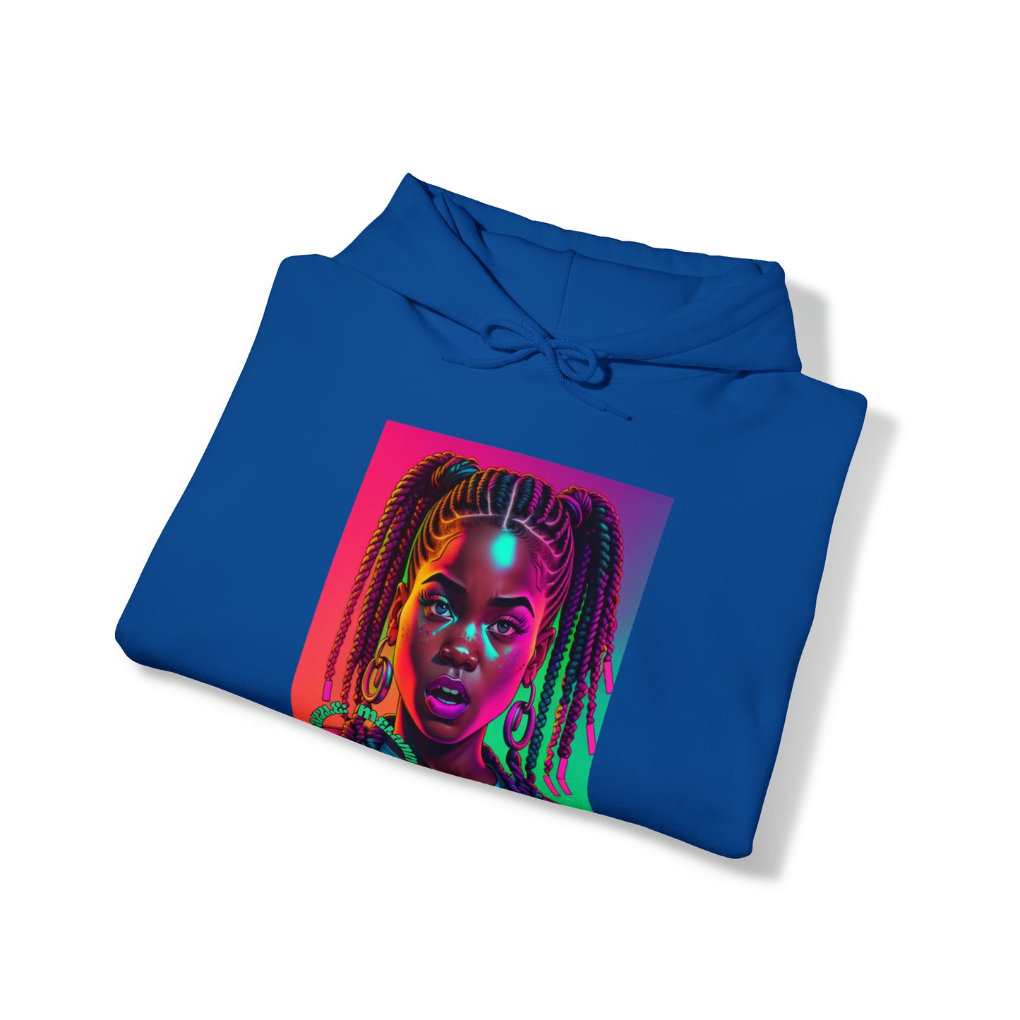 ADHD Dazzle - Melanin Blaze Unisex Heavy Blend™ Hooded Sweatshirt