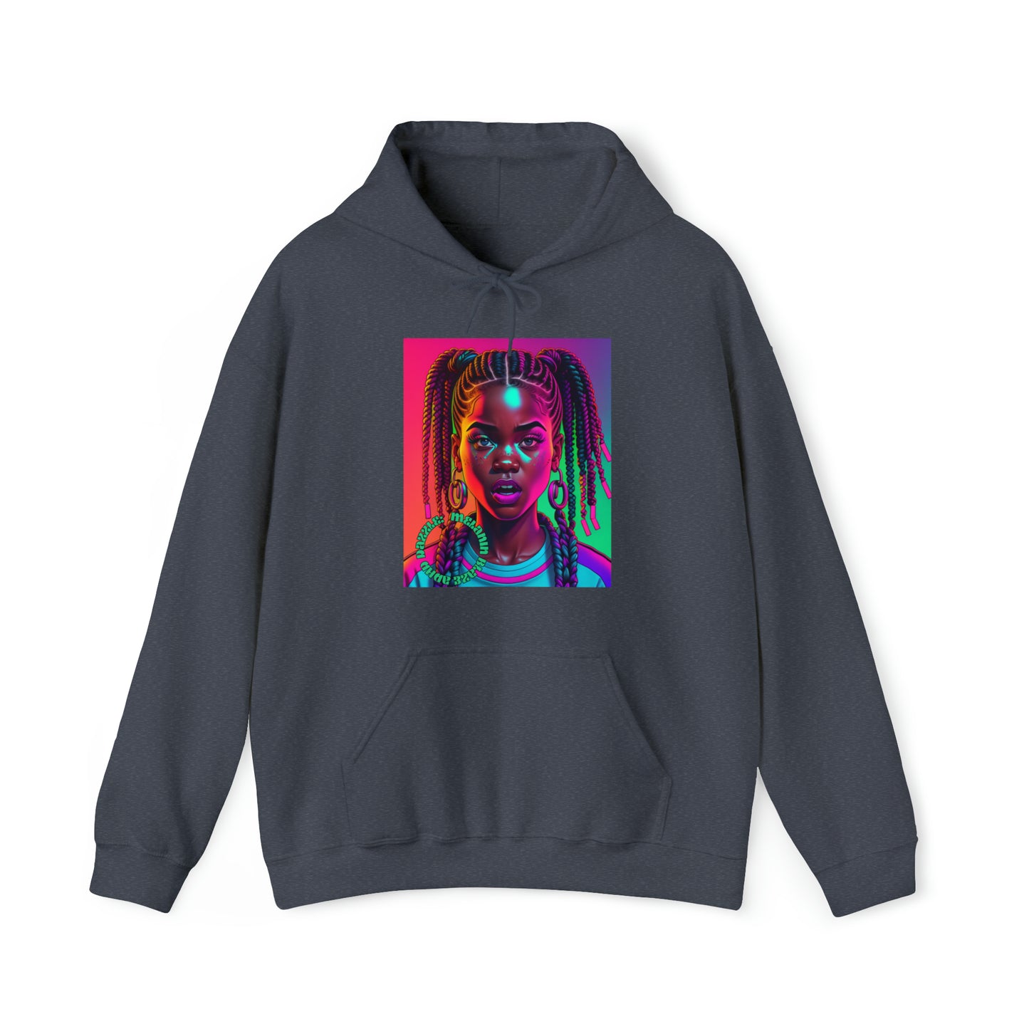 ADHD Dazzle - Melanin Blaze Unisex Heavy Blend™ Hooded Sweatshirt