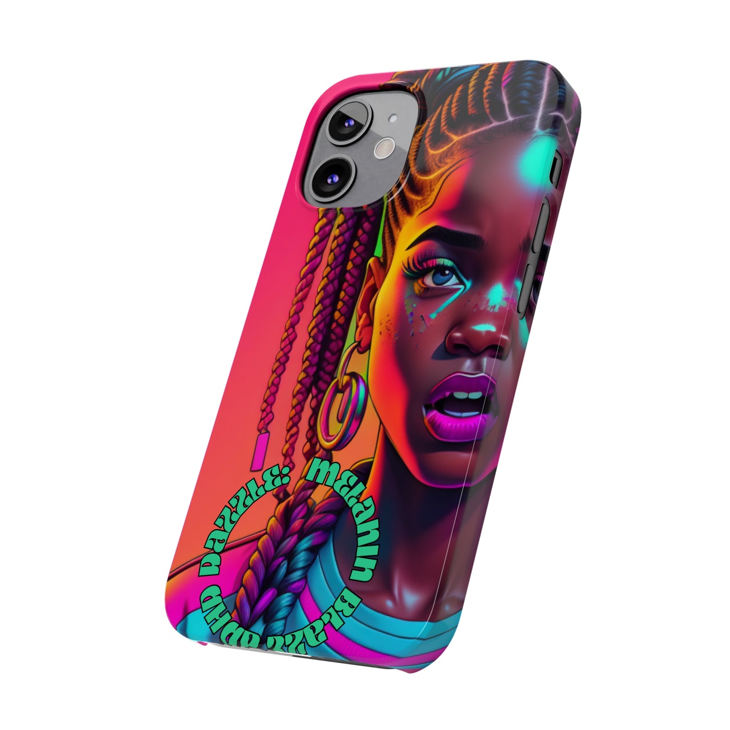 ADHD Dazzle - Melanin Blaze Slim Phone Cases