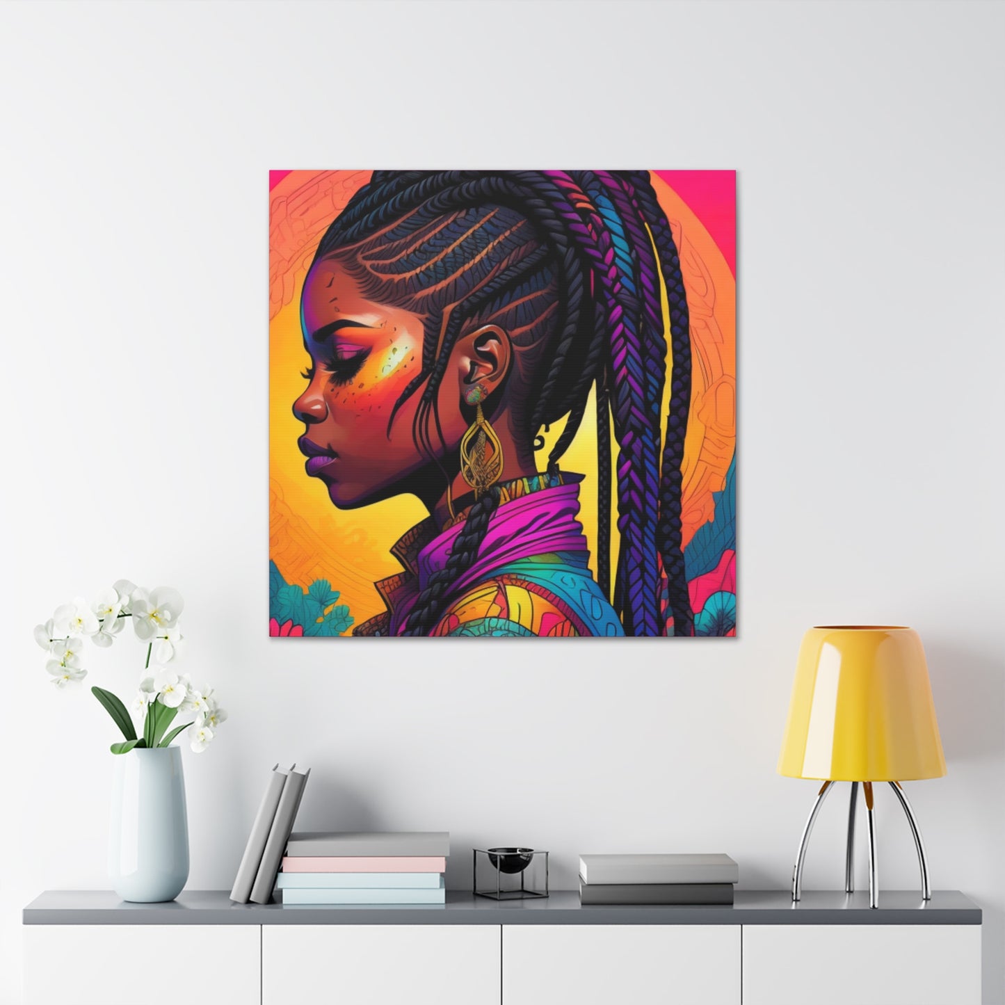 Melanin Brilliance - ADHD Drive Canvas Gallery Wraps