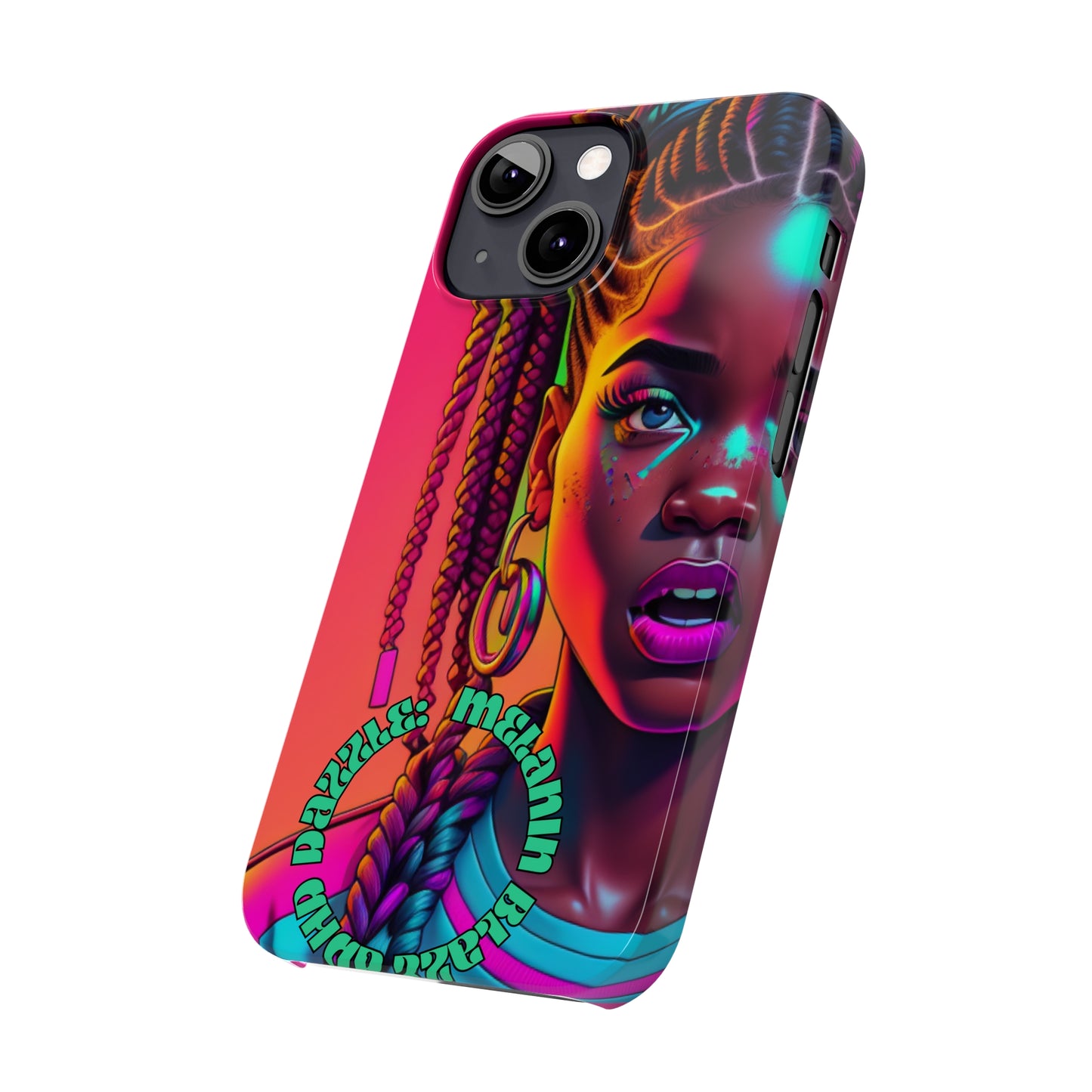 ADHD Dazzle - Melanin Blaze Slim Phone Cases