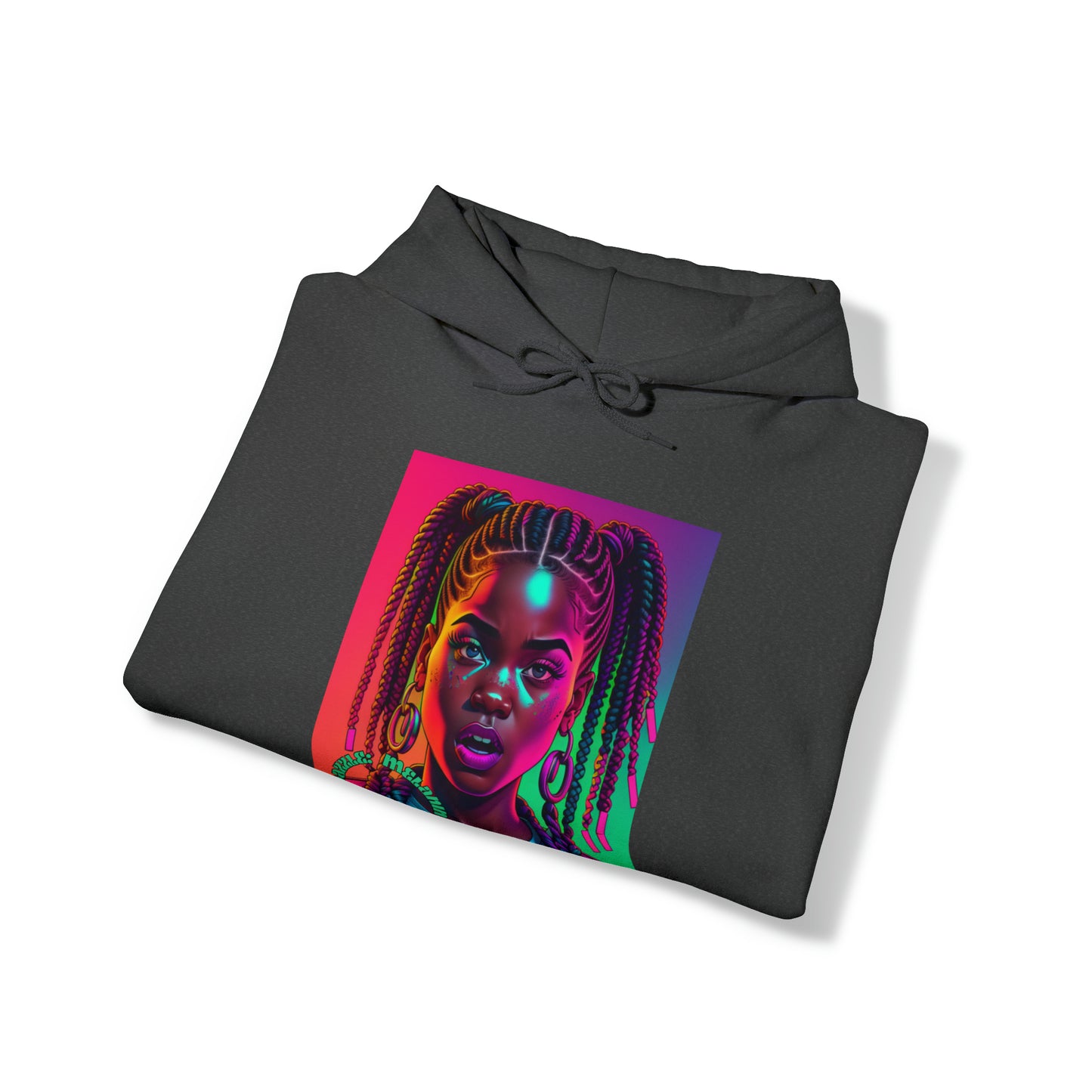 ADHD Dazzle - Melanin Blaze Unisex Heavy Blend™ Hooded Sweatshirt