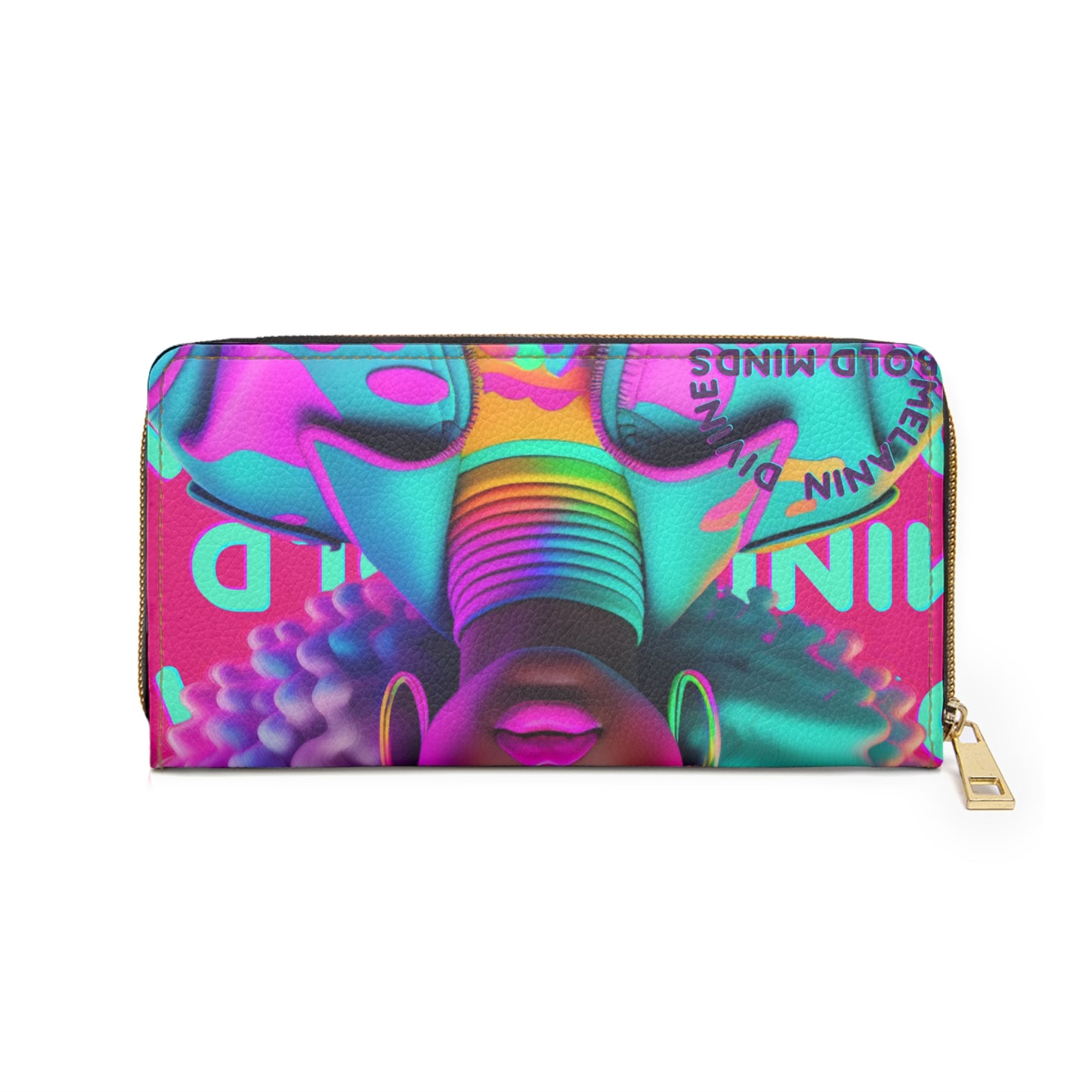 Bold Minds - Melanin Divine Zipper Wallet