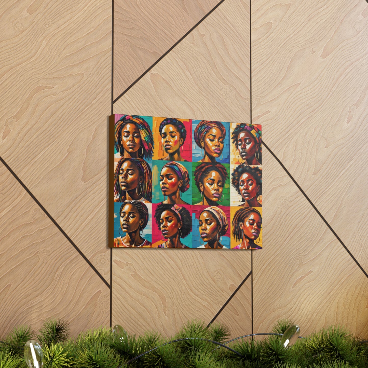 ADHD Excellence in Melanin Hue Canvas Gallery Wraps