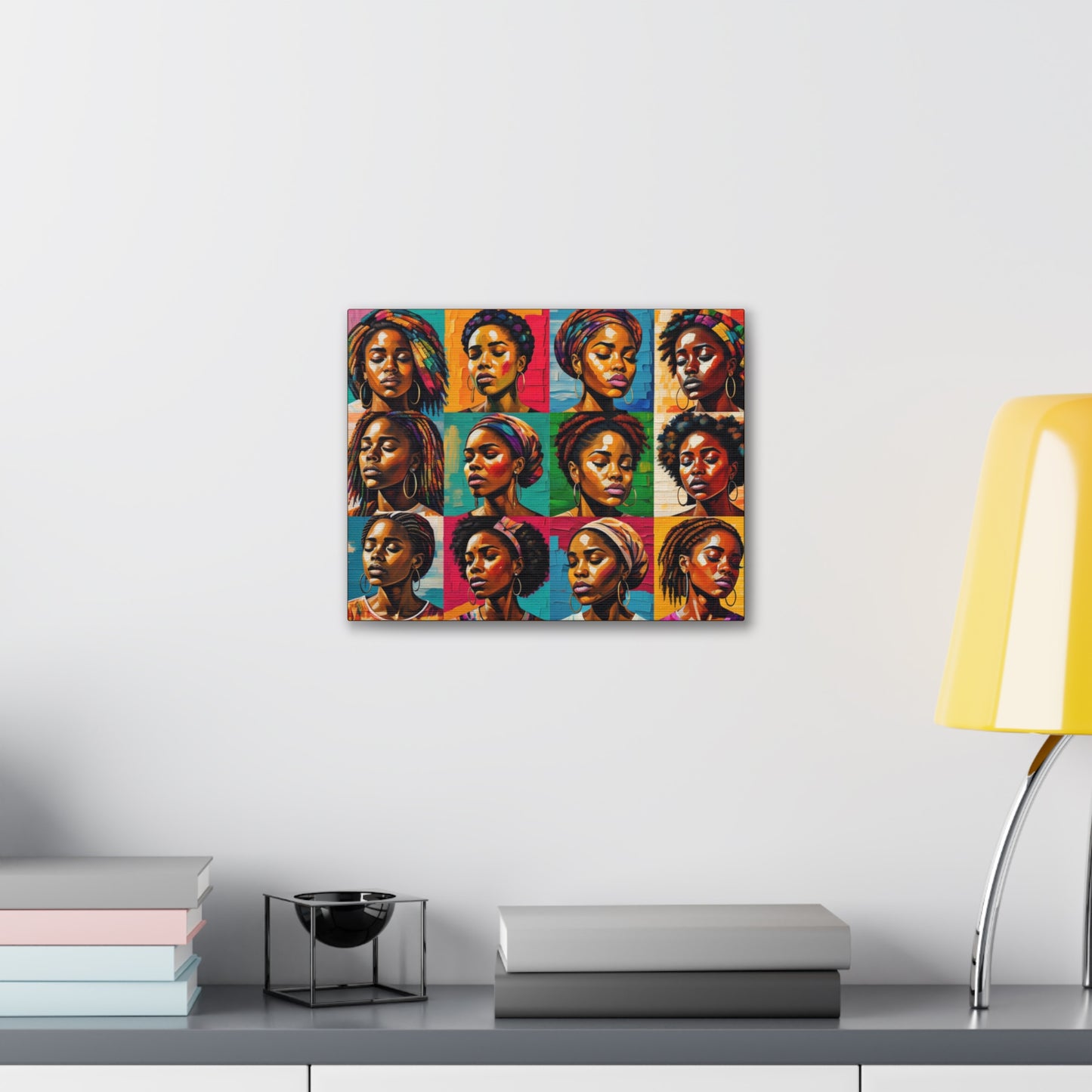 ADHD Excellence in Melanin Hue Canvas Gallery Wraps