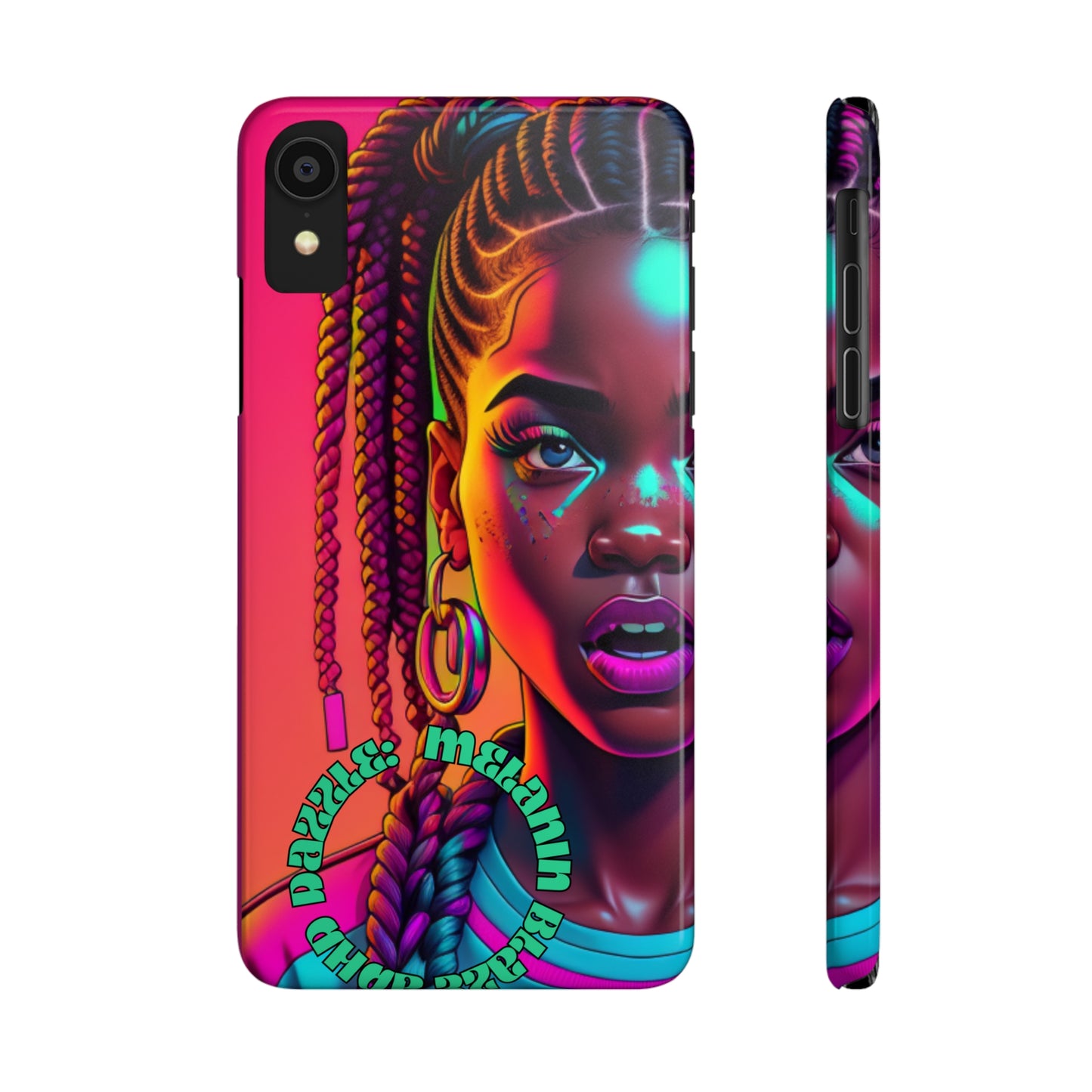 ADHD Dazzle - Melanin Blaze Slim Phone Cases