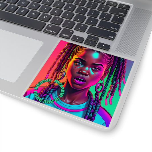 ADHD Dazzle - Melanin Blaze Kiss-Cut Stickers