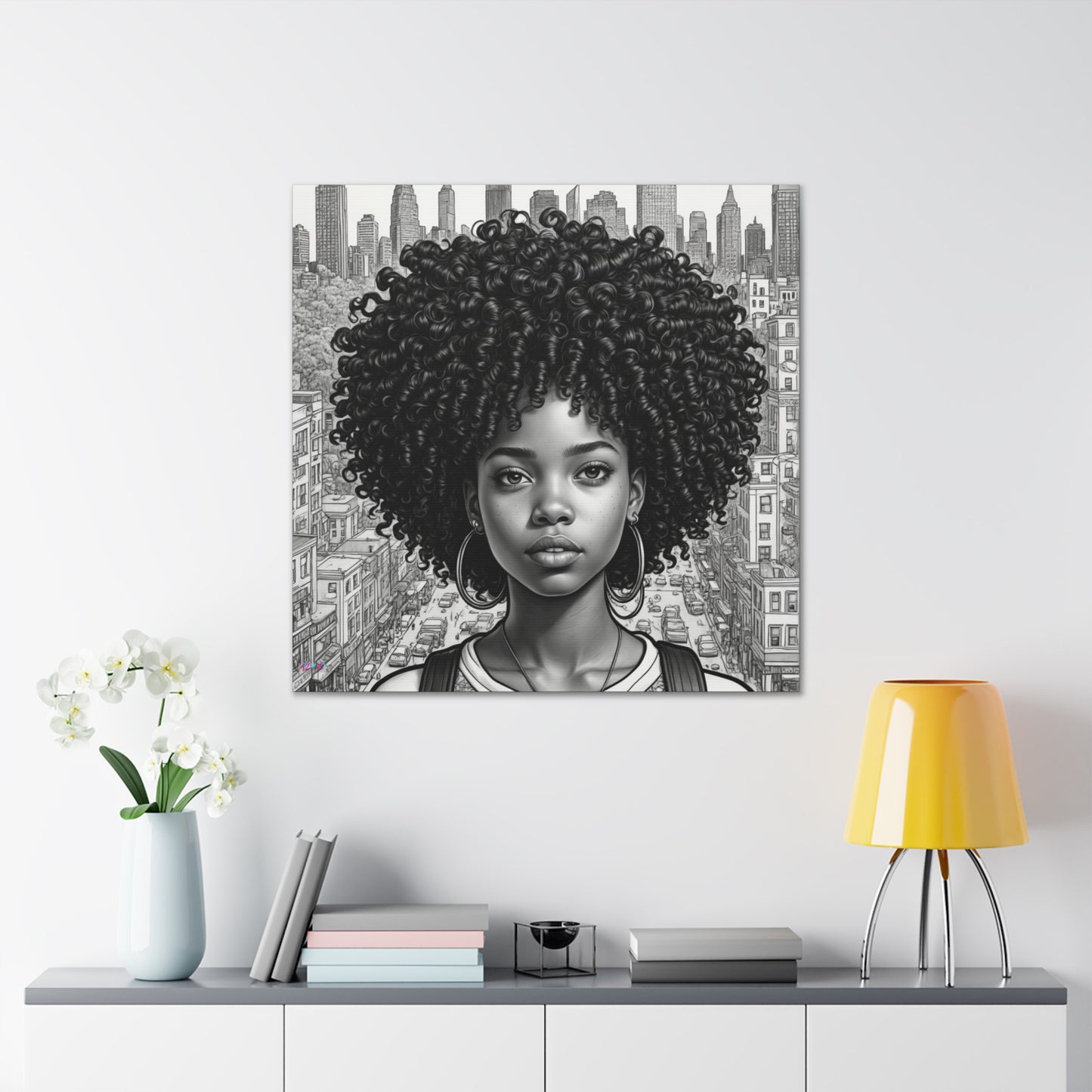 Crowned in Confidence  Canvas Gallery Wraps