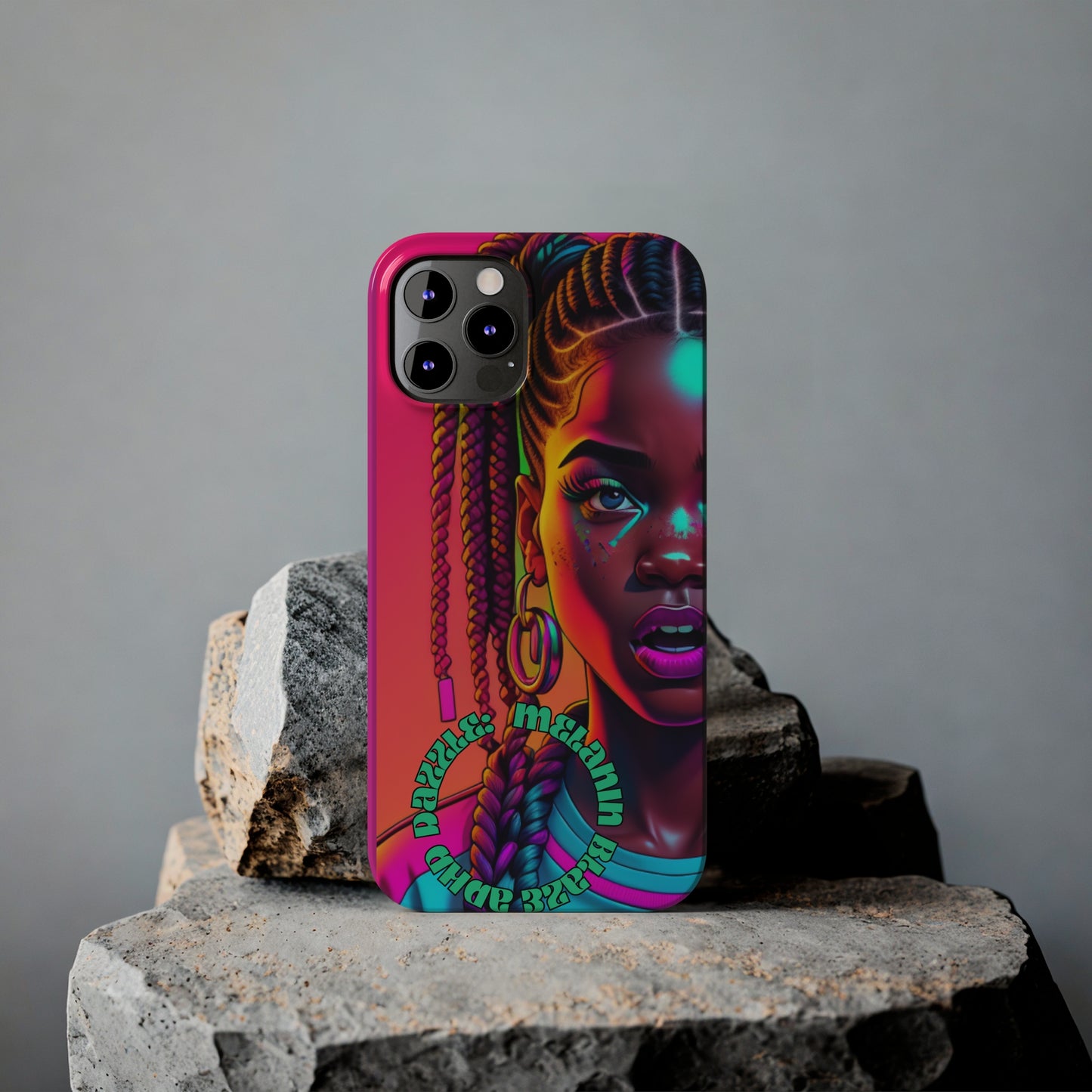 ADHD Dazzle - Melanin Blaze Slim Phone Cases