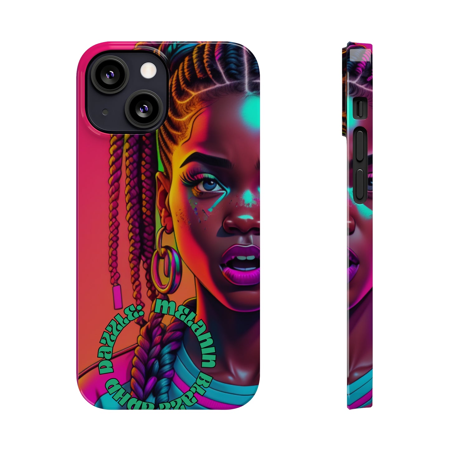 ADHD Dazzle - Melanin Blaze Slim Phone Cases