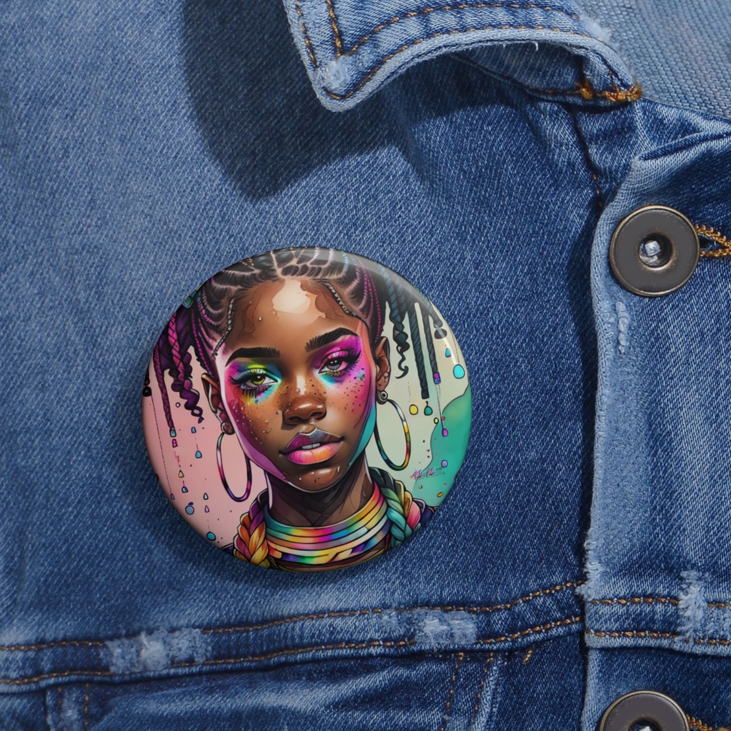 ADHD Boldness Custom Pin Buttons