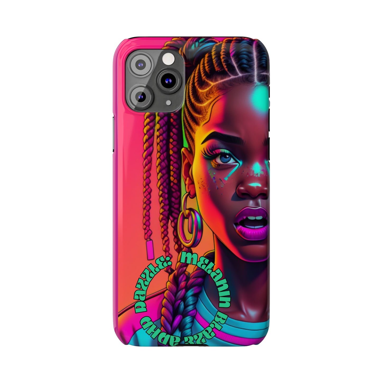 ADHD Dazzle - Melanin Blaze Slim Phone Cases