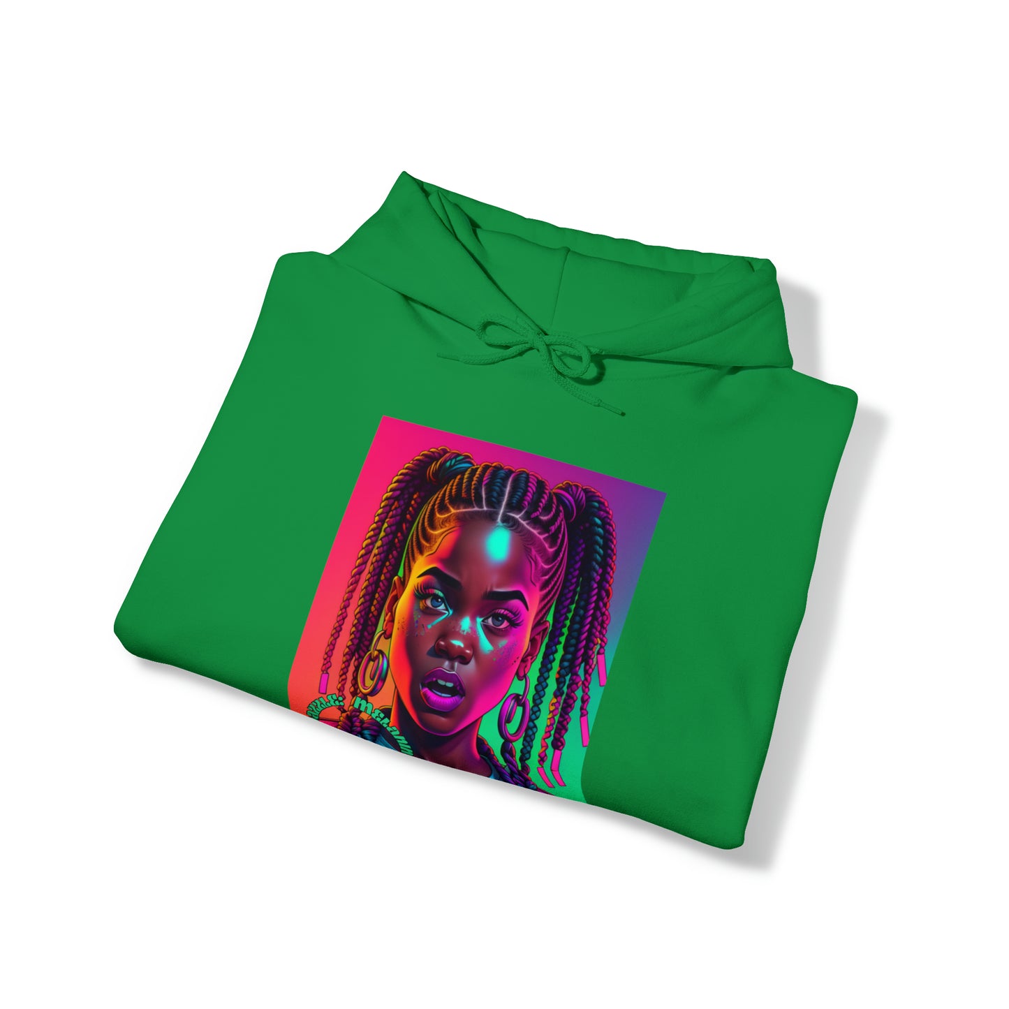 ADHD Dazzle - Melanin Blaze Unisex Heavy Blend™ Hooded Sweatshirt