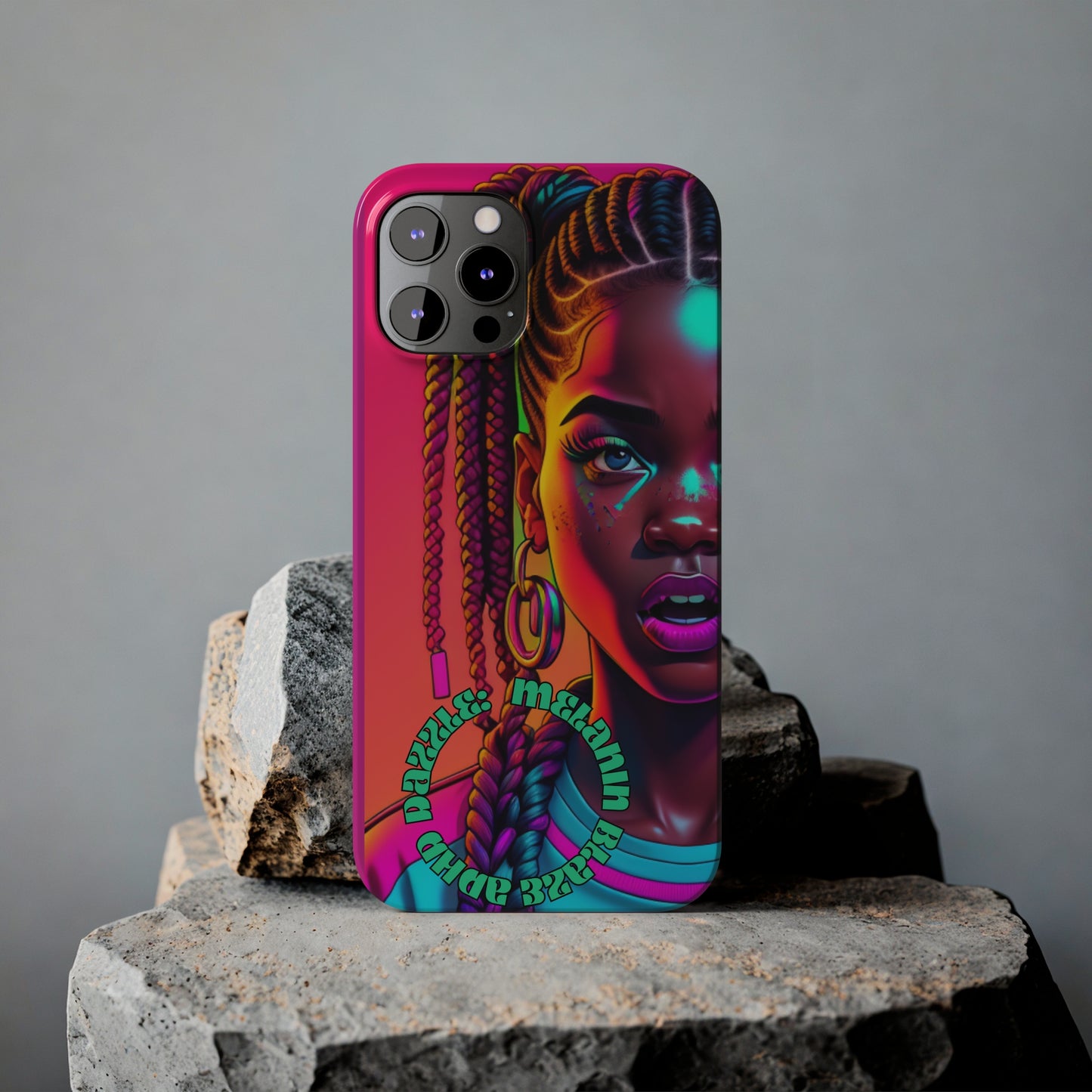 ADHD Dazzle - Melanin Blaze Slim Phone Cases