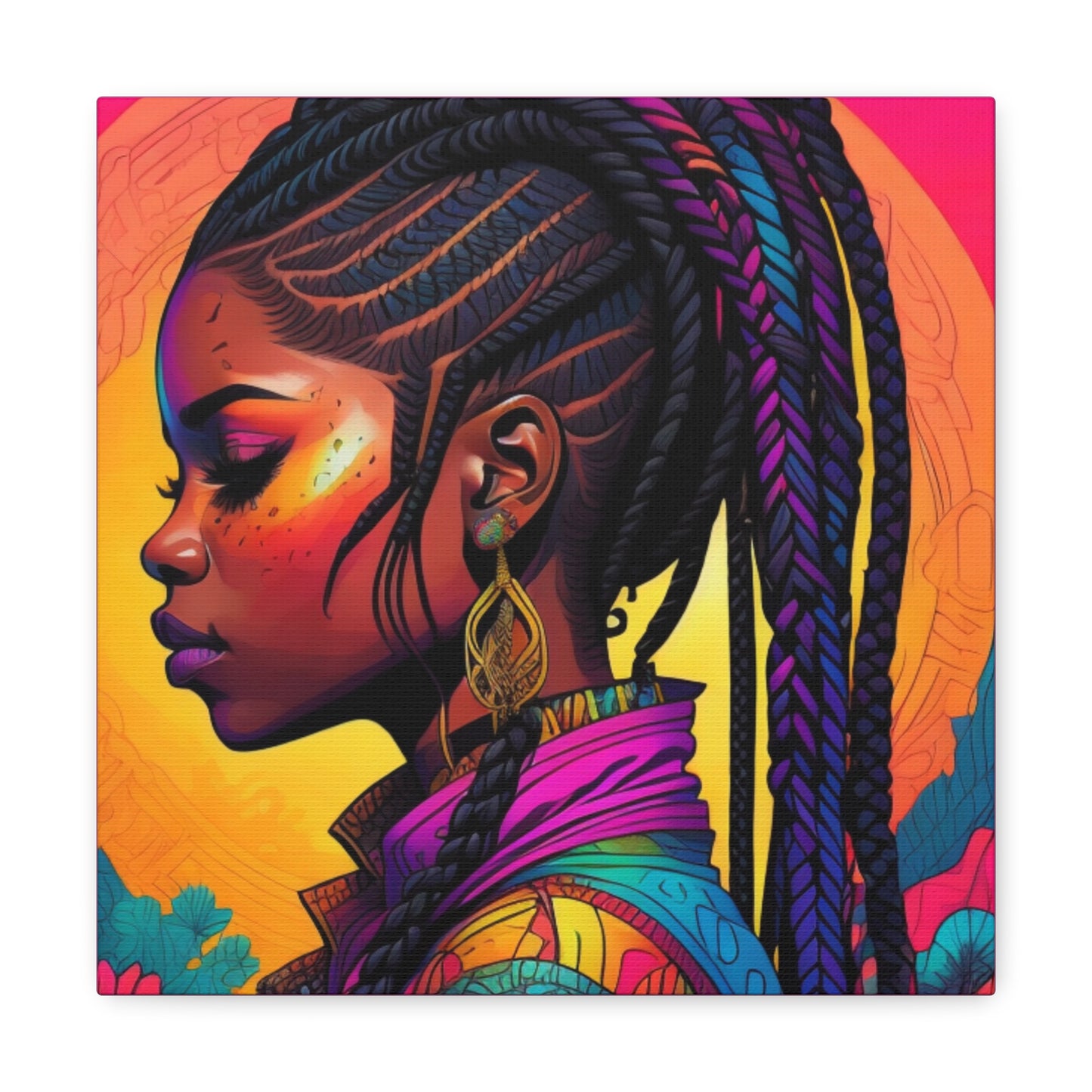 Melanin Brilliance - ADHD Drive Canvas Gallery Wraps