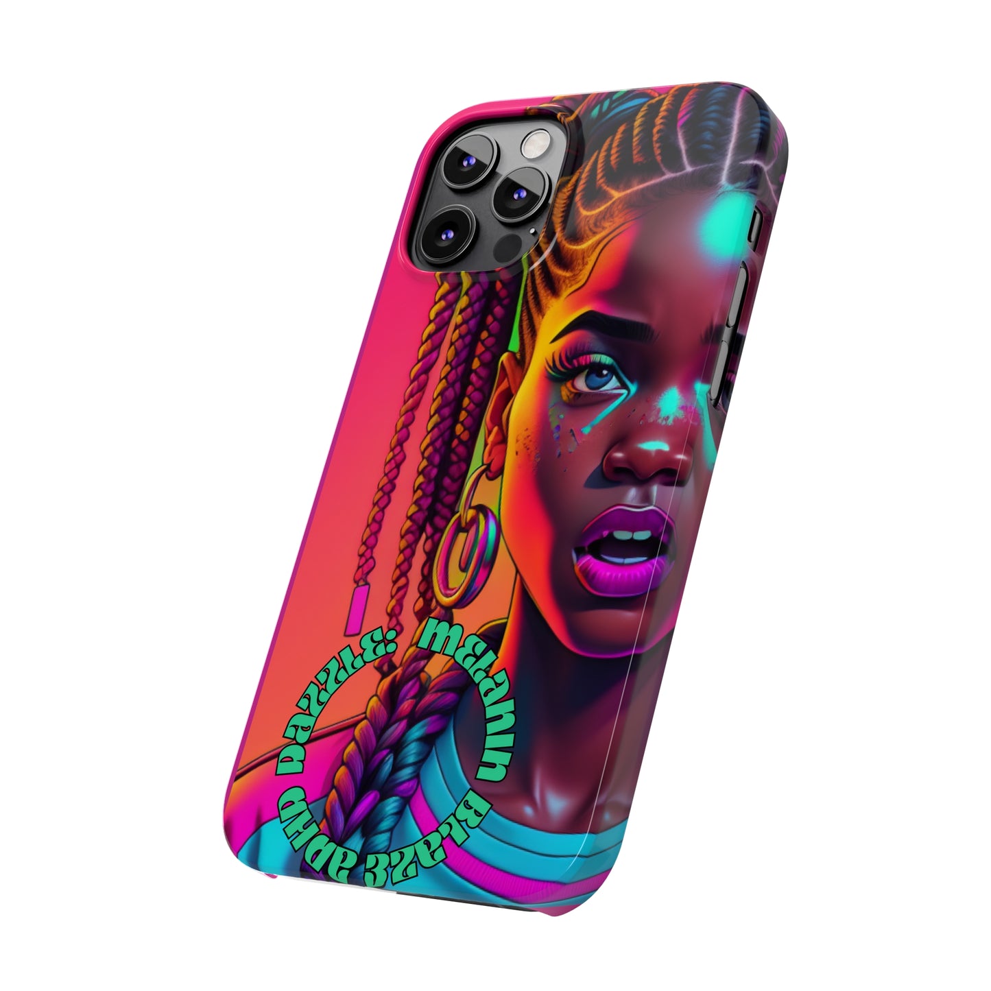 ADHD Dazzle - Melanin Blaze Slim Phone Cases