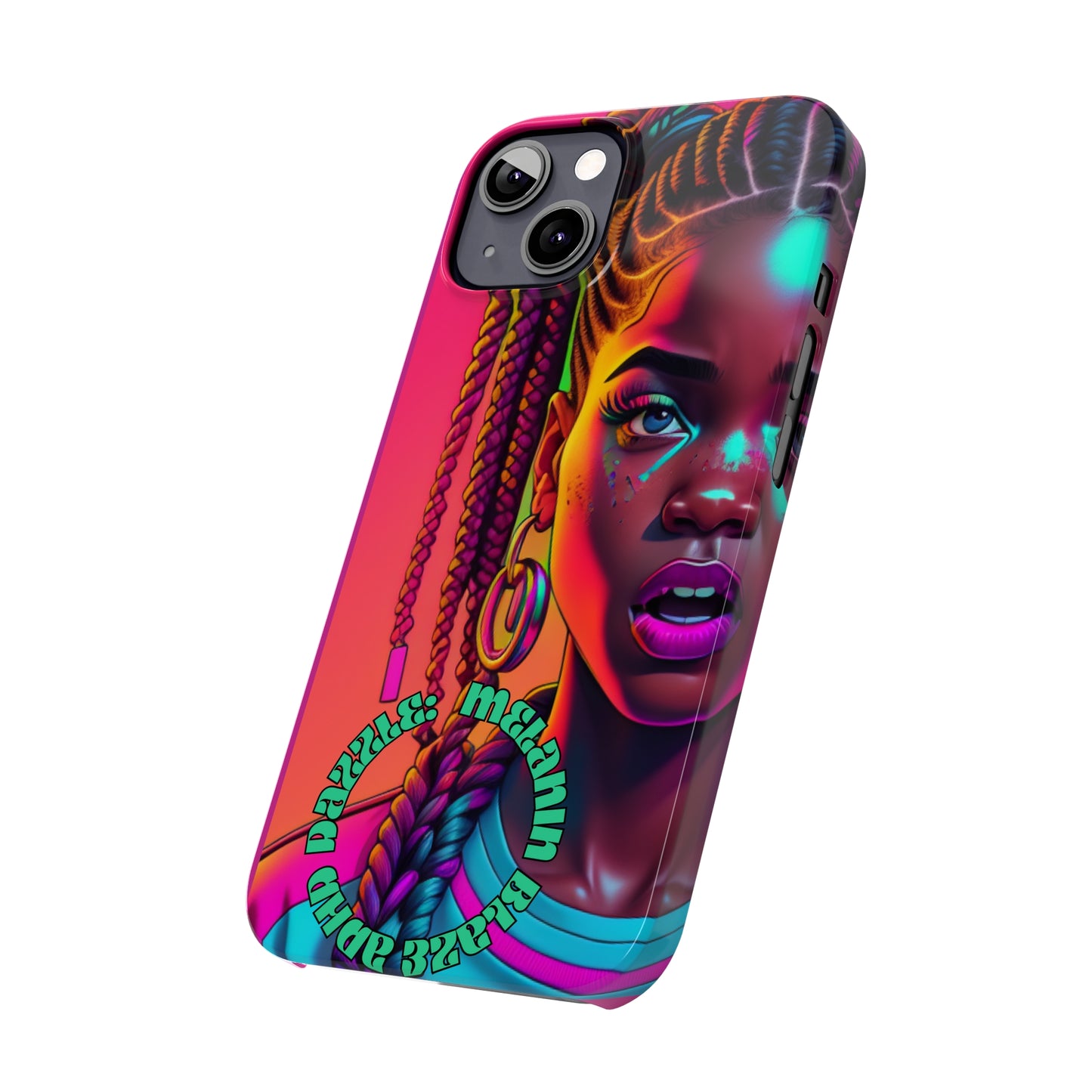 ADHD Dazzle - Melanin Blaze Slim Phone Cases