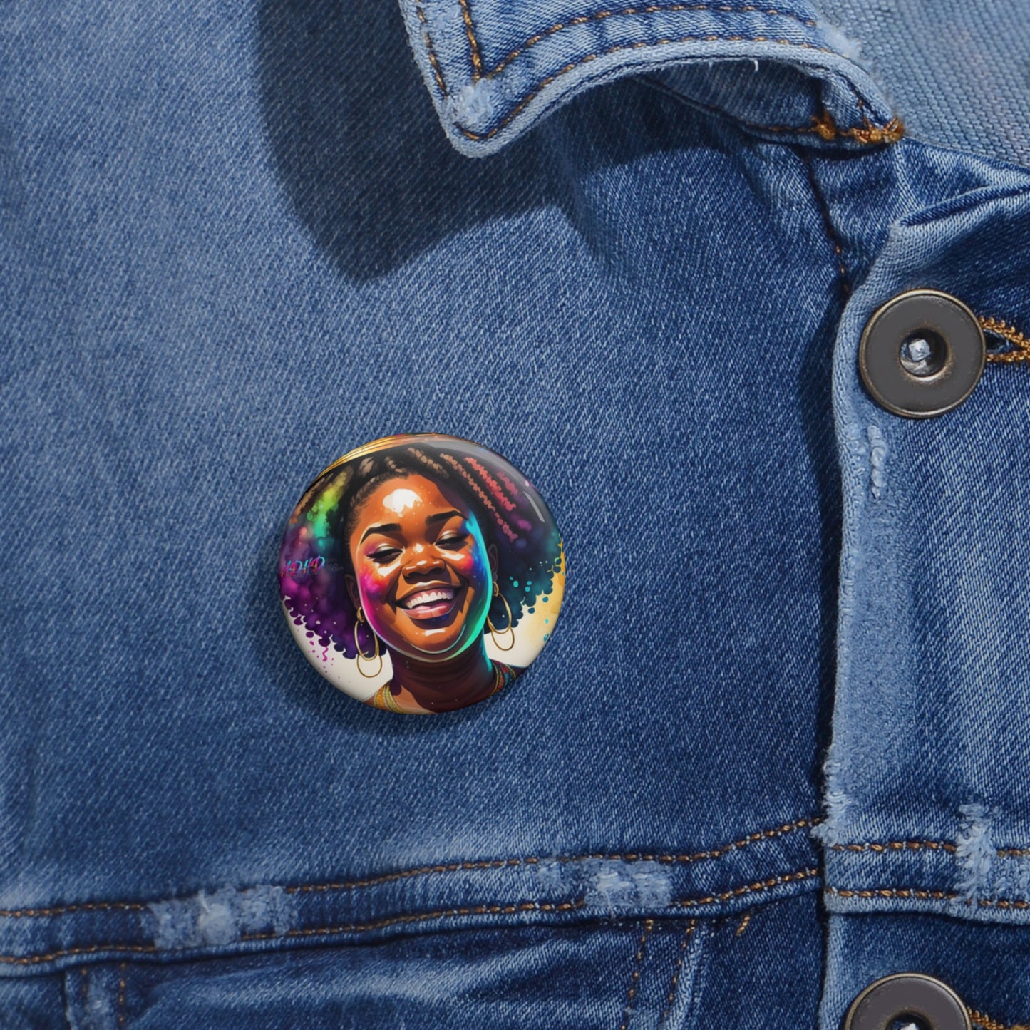 Wear Your Crown With Pride Custom Pin Buttons