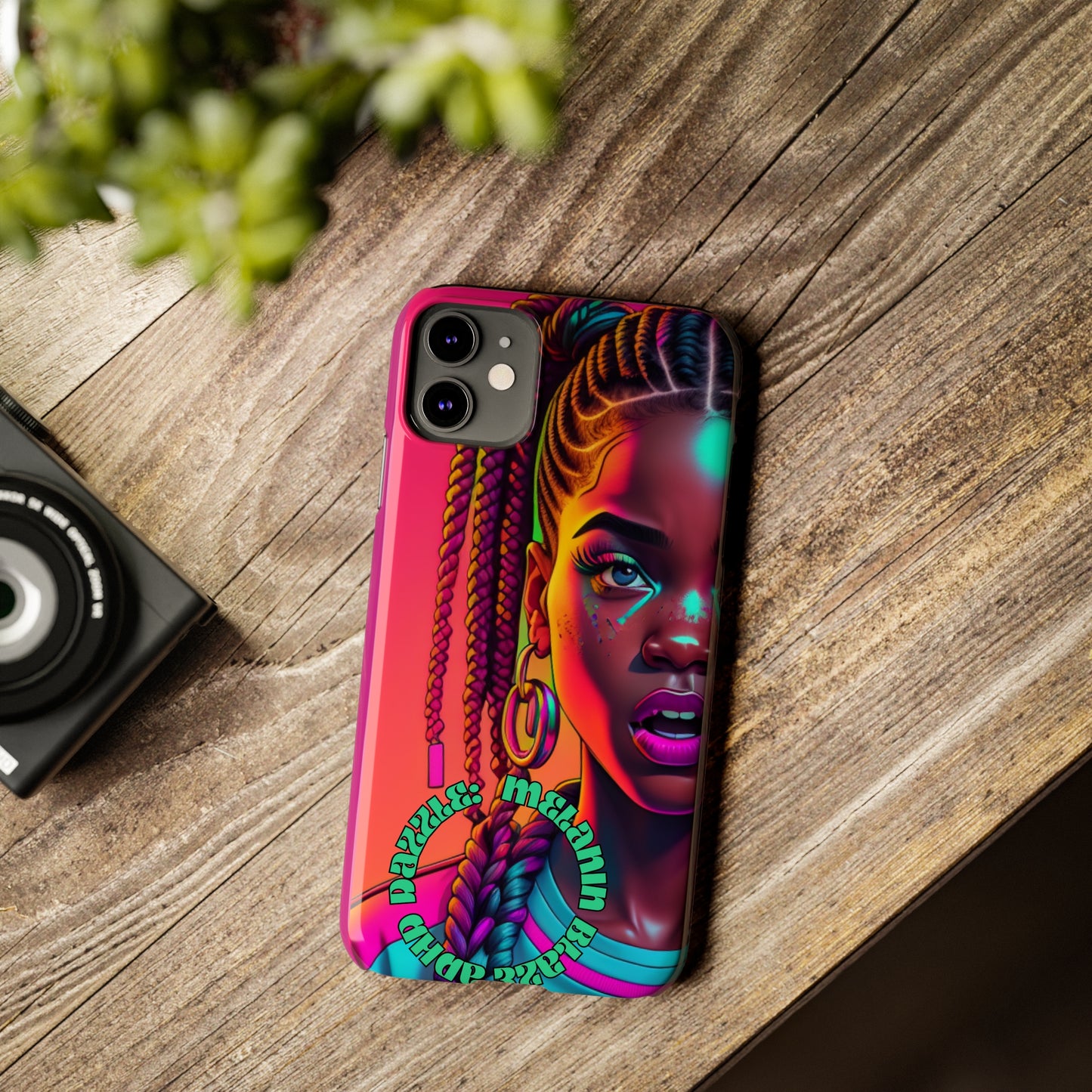 ADHD Dazzle - Melanin Blaze Slim Phone Cases