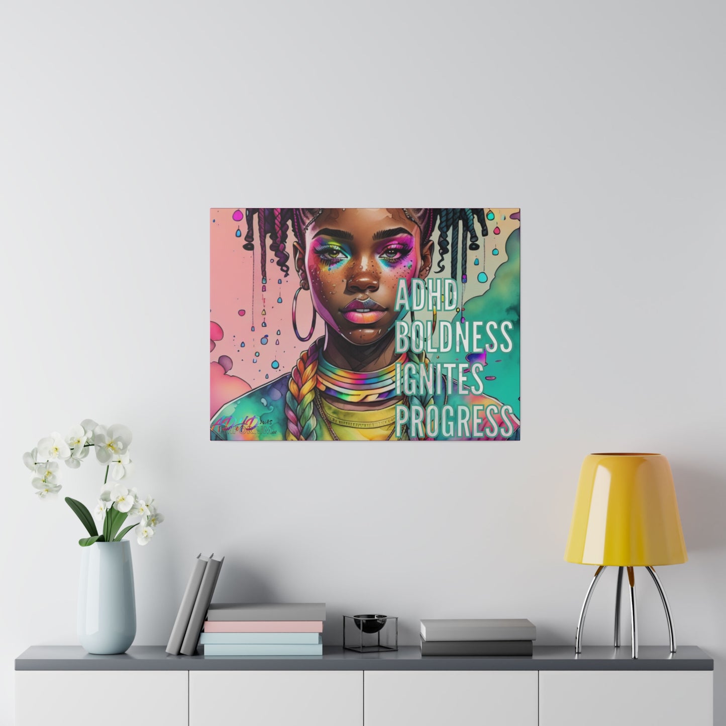 ADHD BOLDNESS Matte Canvas, Stretched, 0.75"