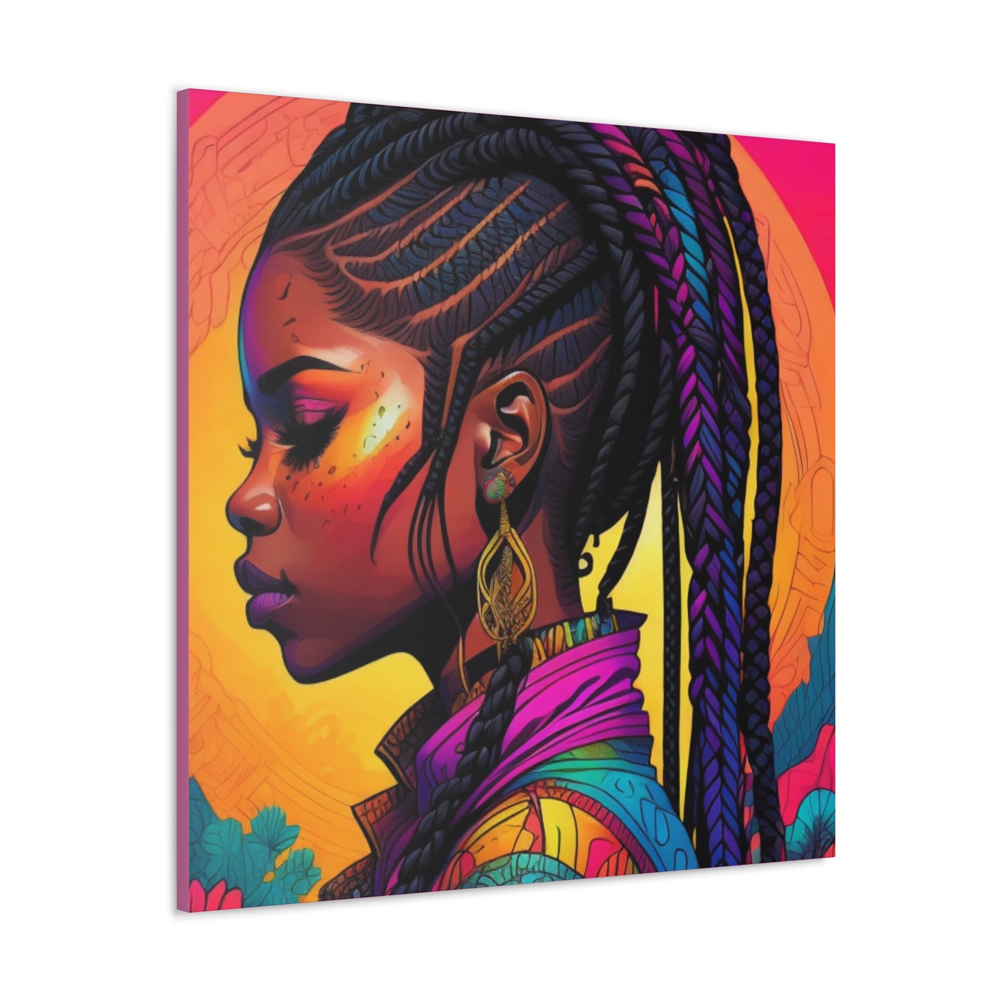 Melanin Brilliance - ADHD Drive Canvas Gallery Wraps