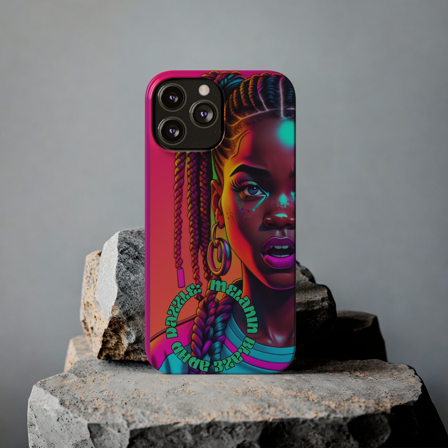 ADHD Dazzle - Melanin Blaze Slim Phone Cases