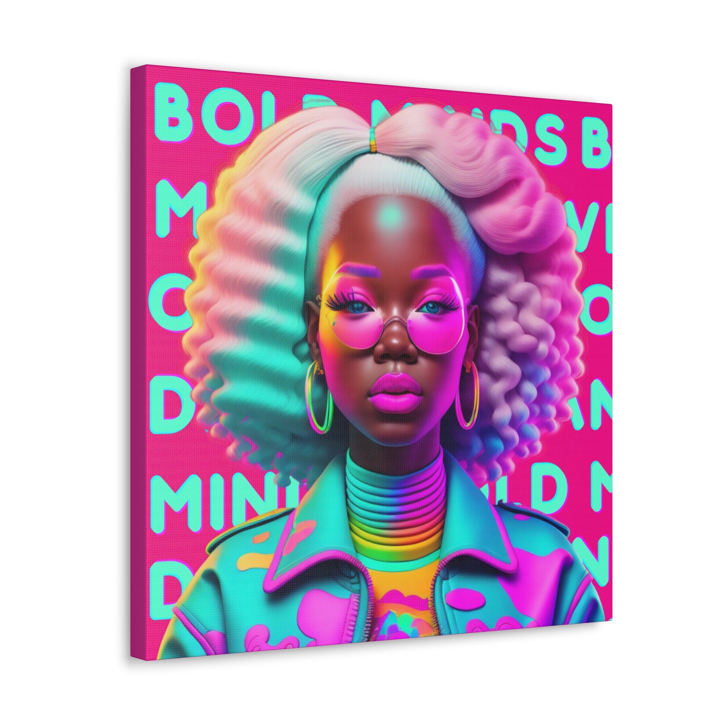 Bold Minds - Melanin Divine Canvas Gallery Wraps