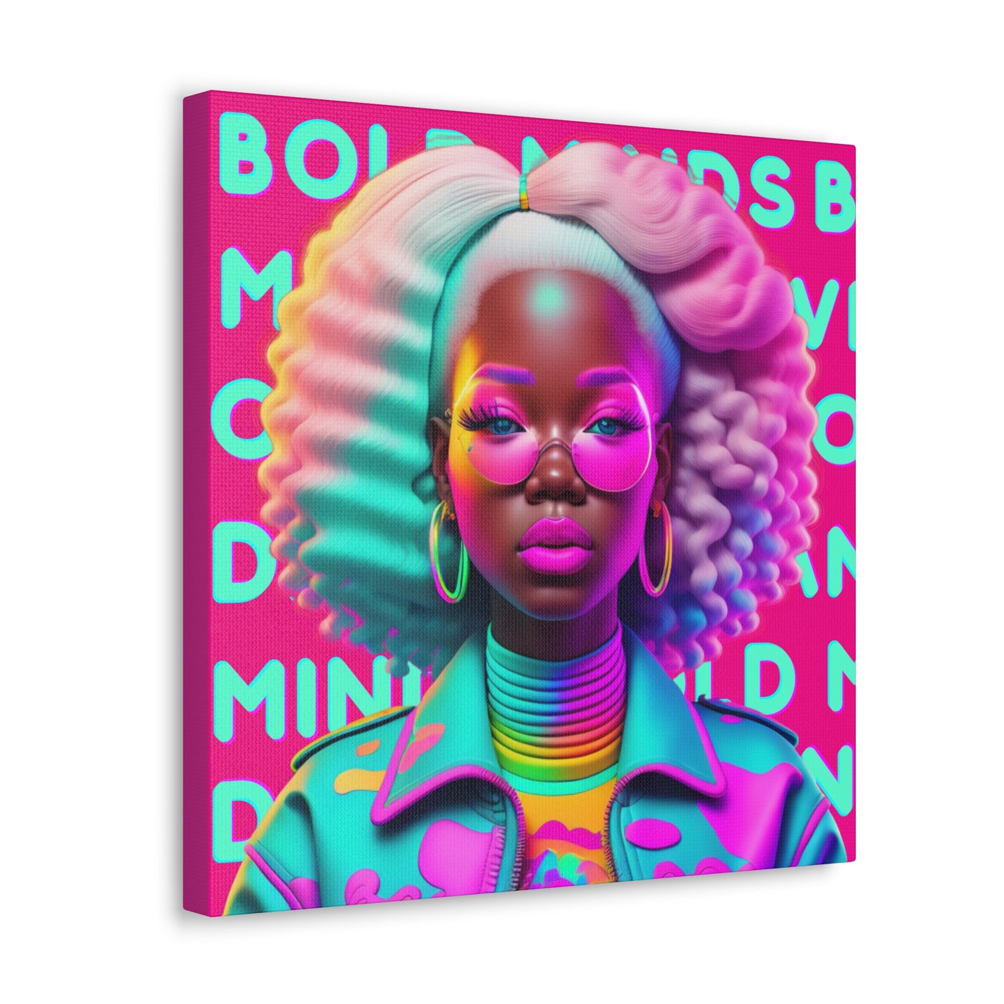 Bold Minds - Melanin Divine Canvas Gallery Wraps