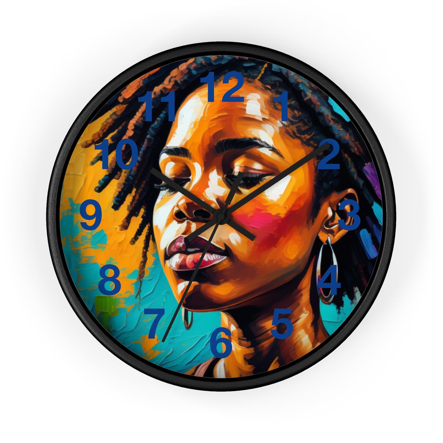 Melanin Spark - ADHD Glow Wall Clock