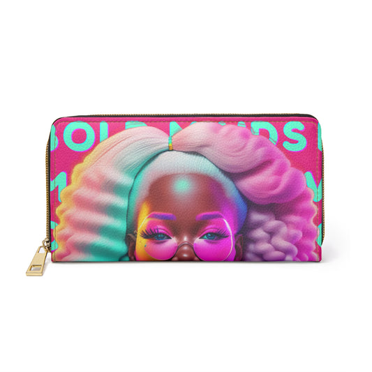 Bold Minds - Melanin Divine Zipper Wallet