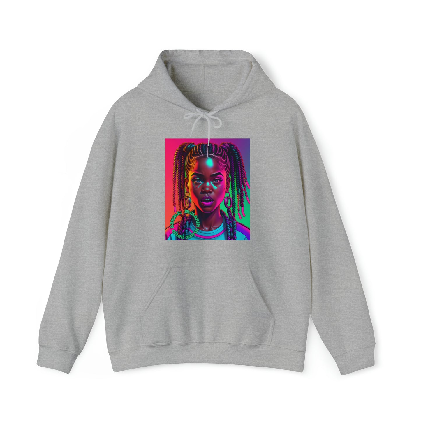 ADHD Dazzle - Melanin Blaze Unisex Heavy Blend™ Hooded Sweatshirt