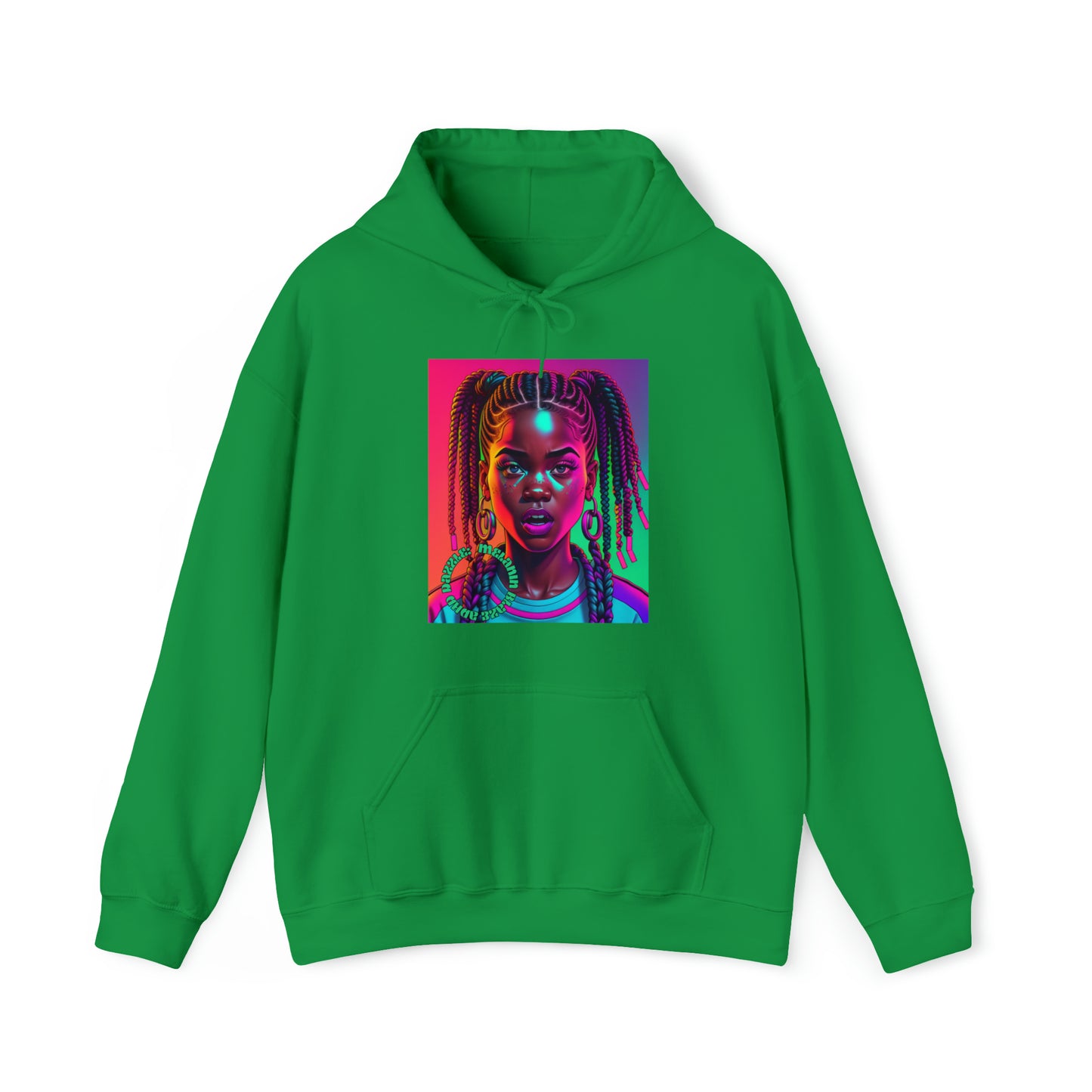 ADHD Dazzle - Melanin Blaze Unisex Heavy Blend™ Hooded Sweatshirt