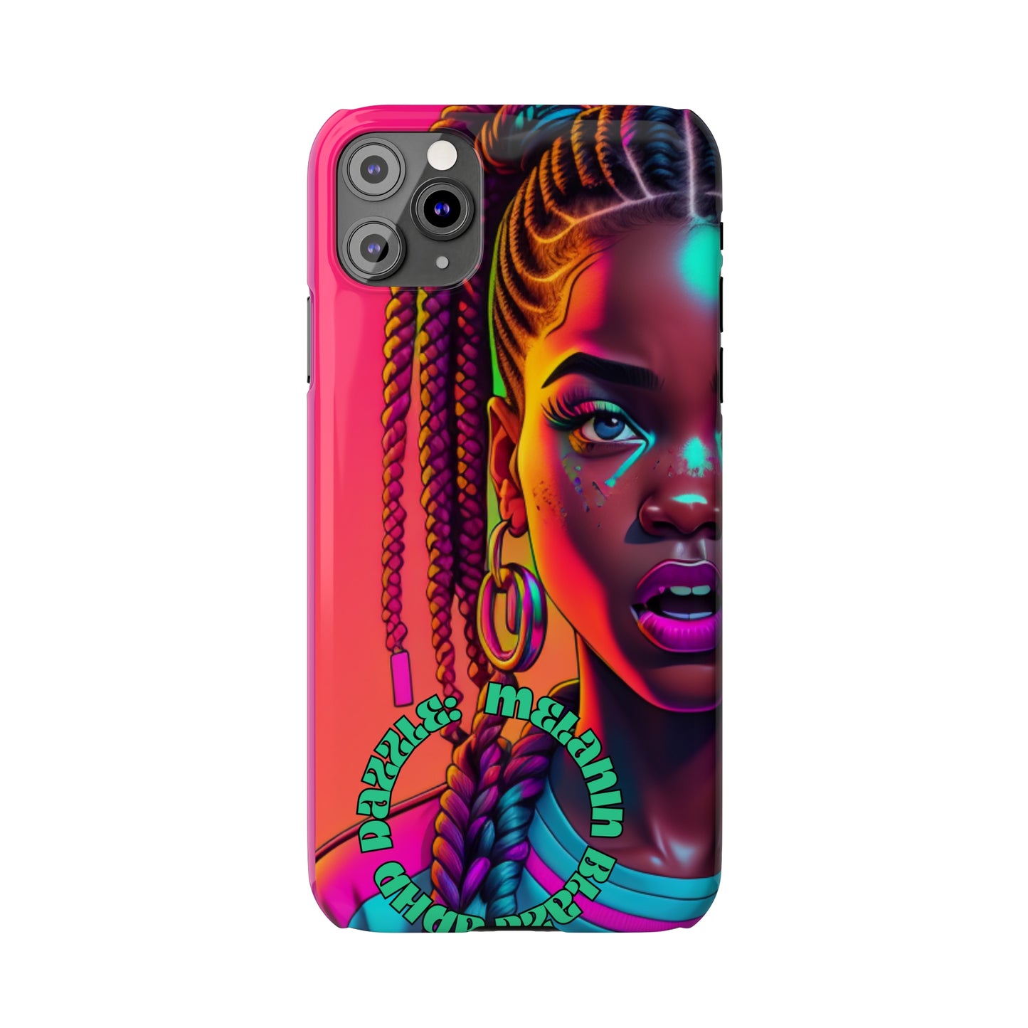 ADHD Dazzle - Melanin Blaze Slim Phone Cases