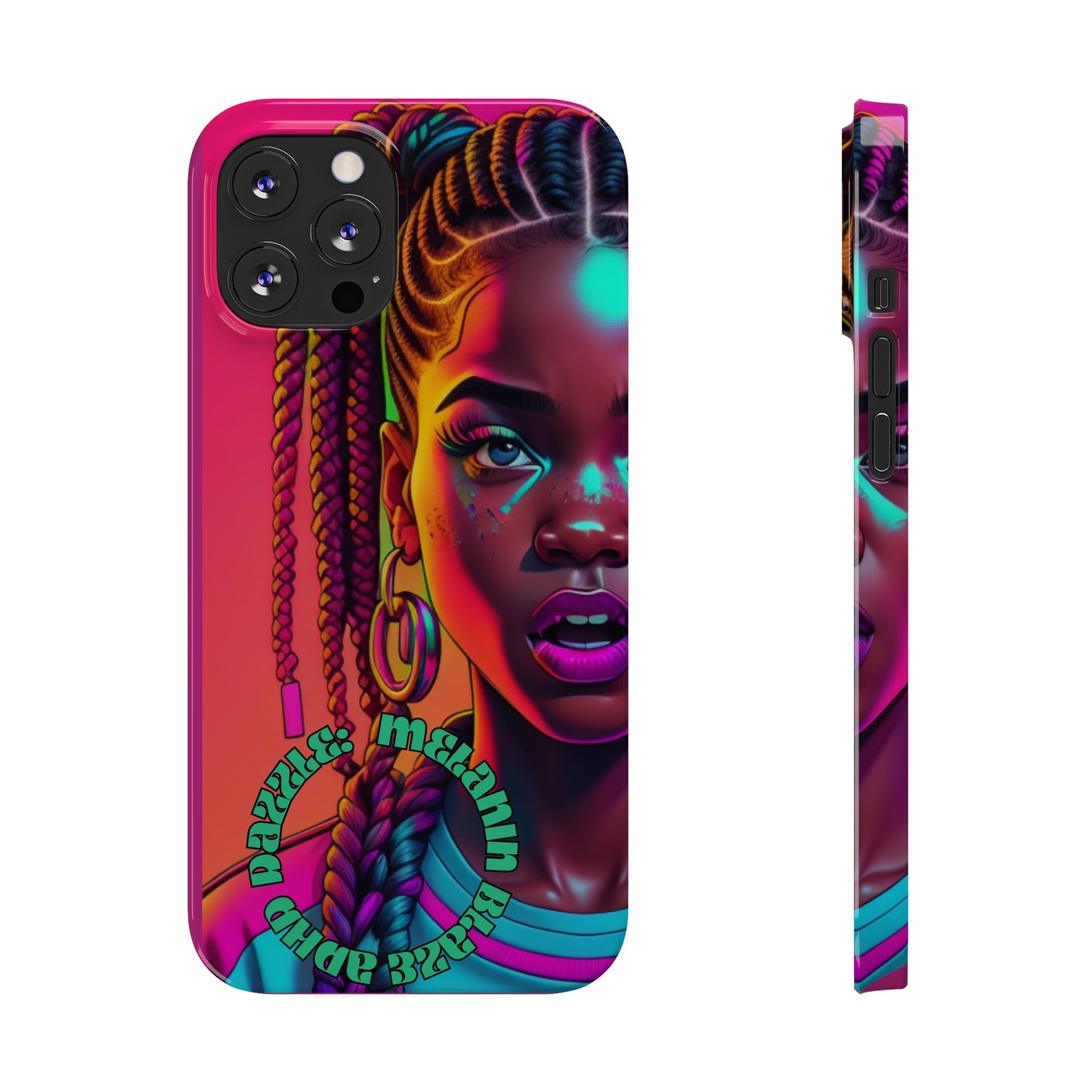 ADHD Dazzle - Melanin Blaze Slim Phone Cases