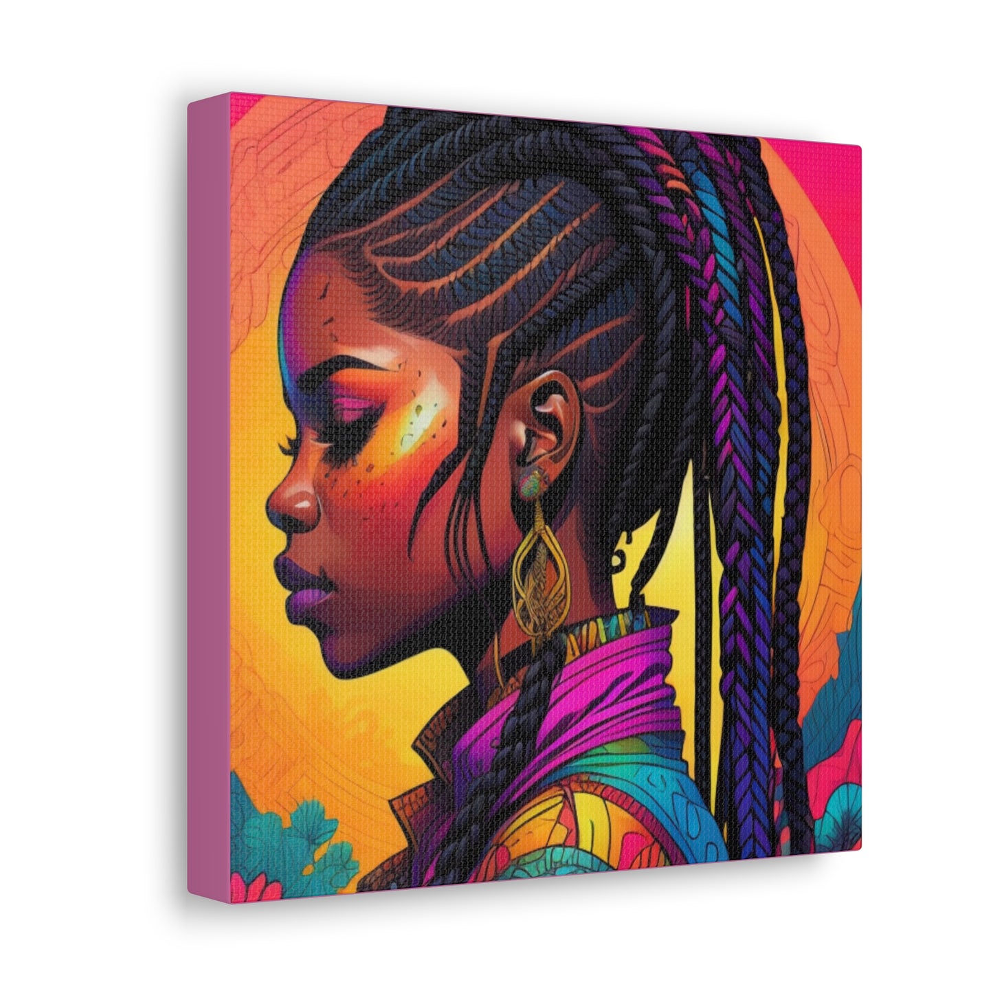 Melanin Brilliance - ADHD Drive Canvas Gallery Wraps