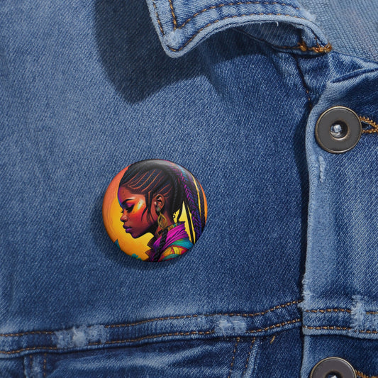 Melanin Brilliance, ADHD Drive - Custom Pin Buttons