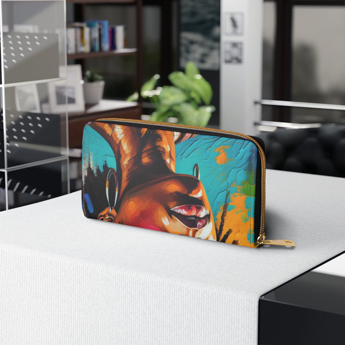 Melanin Spark, ADHD Glow Zipper Wallet